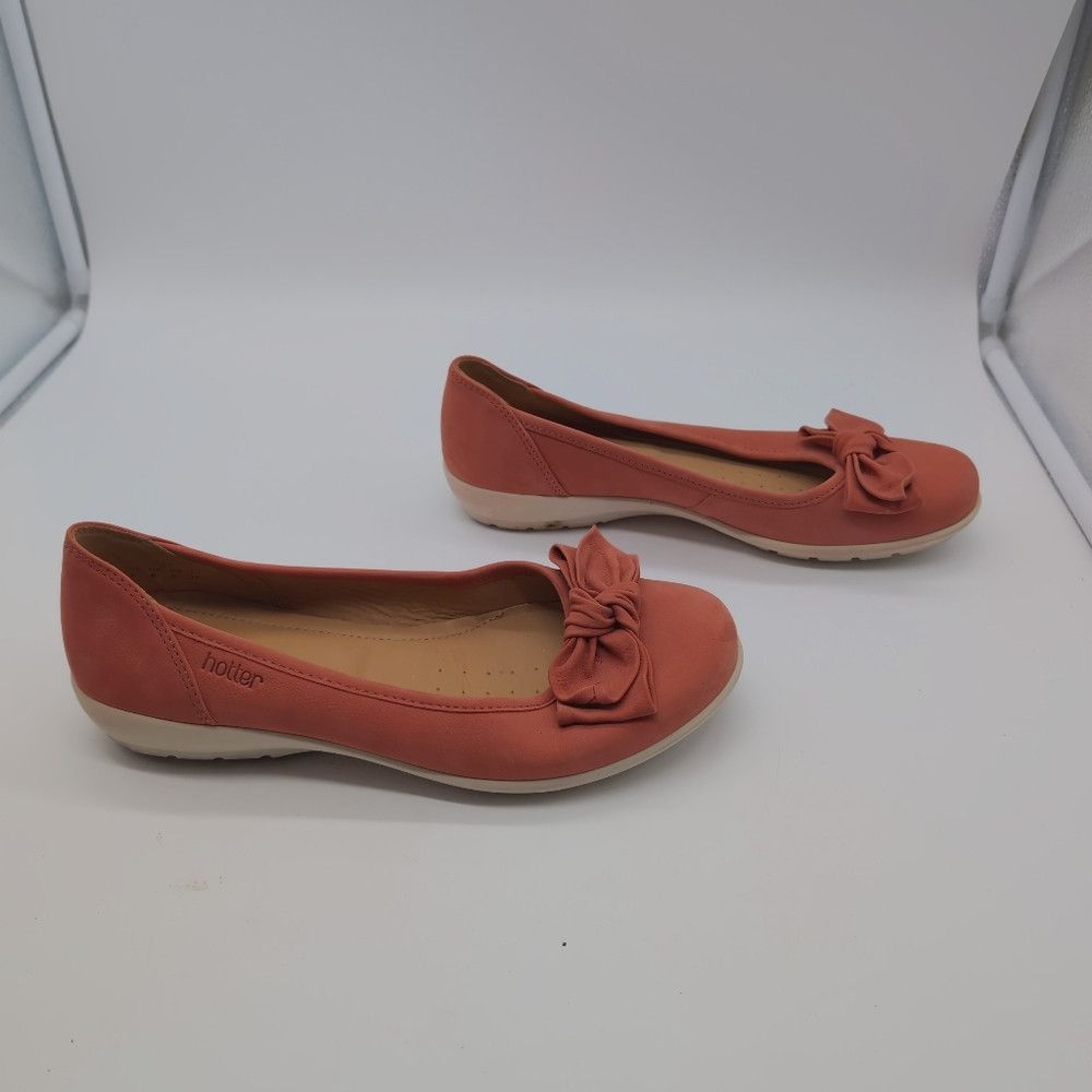 Other Hotter Jewel sz 8 Elegant Women's Bow Flats pink Comfort Co Size US 8 / IT 38 - 7 Thumbnail
