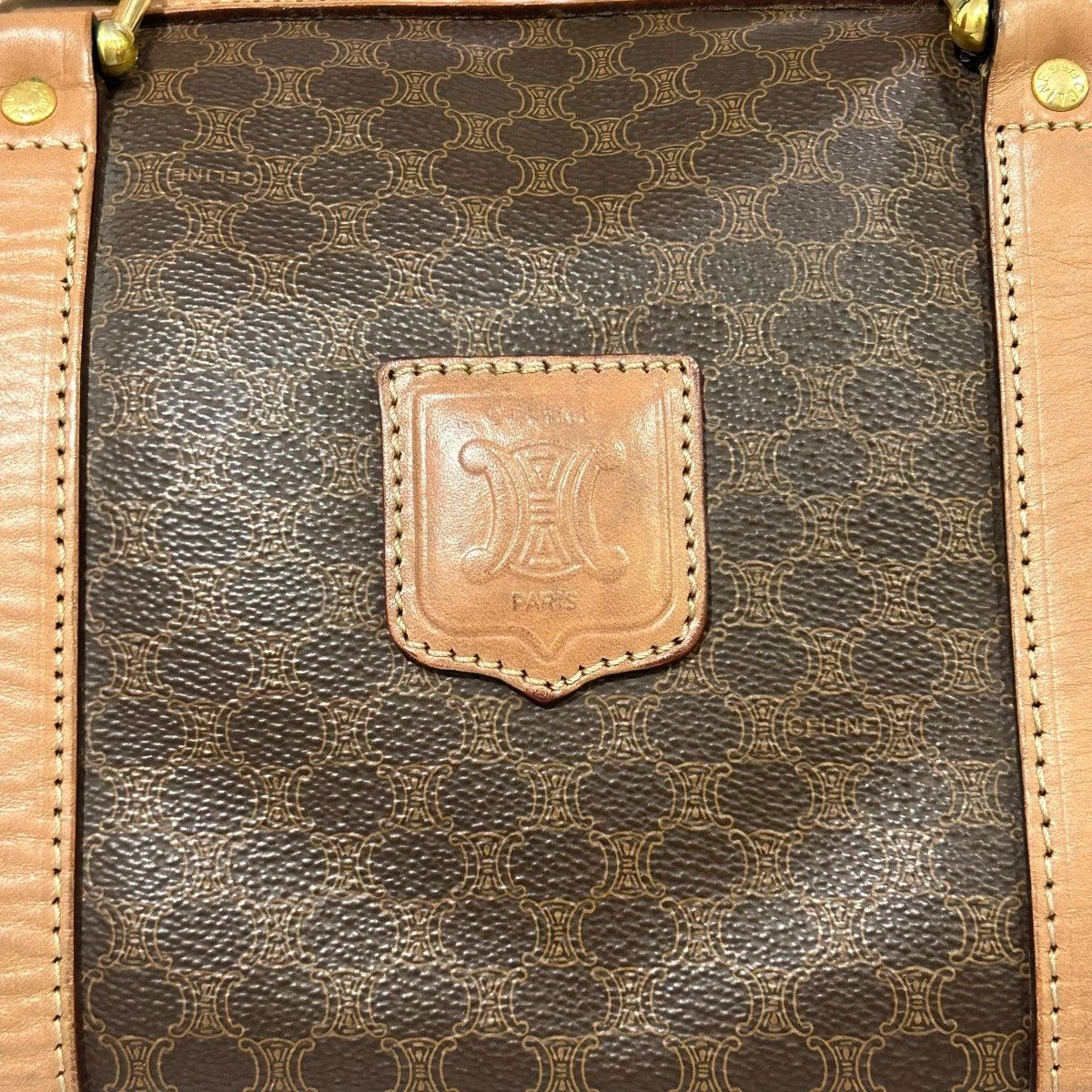 Celine × Vintage 🔥RARE🔥CELINE VINTAGE MONOGRAM DUFFLE TRAVEL BAG Size ONE SIZE - 4 Thumbnail
