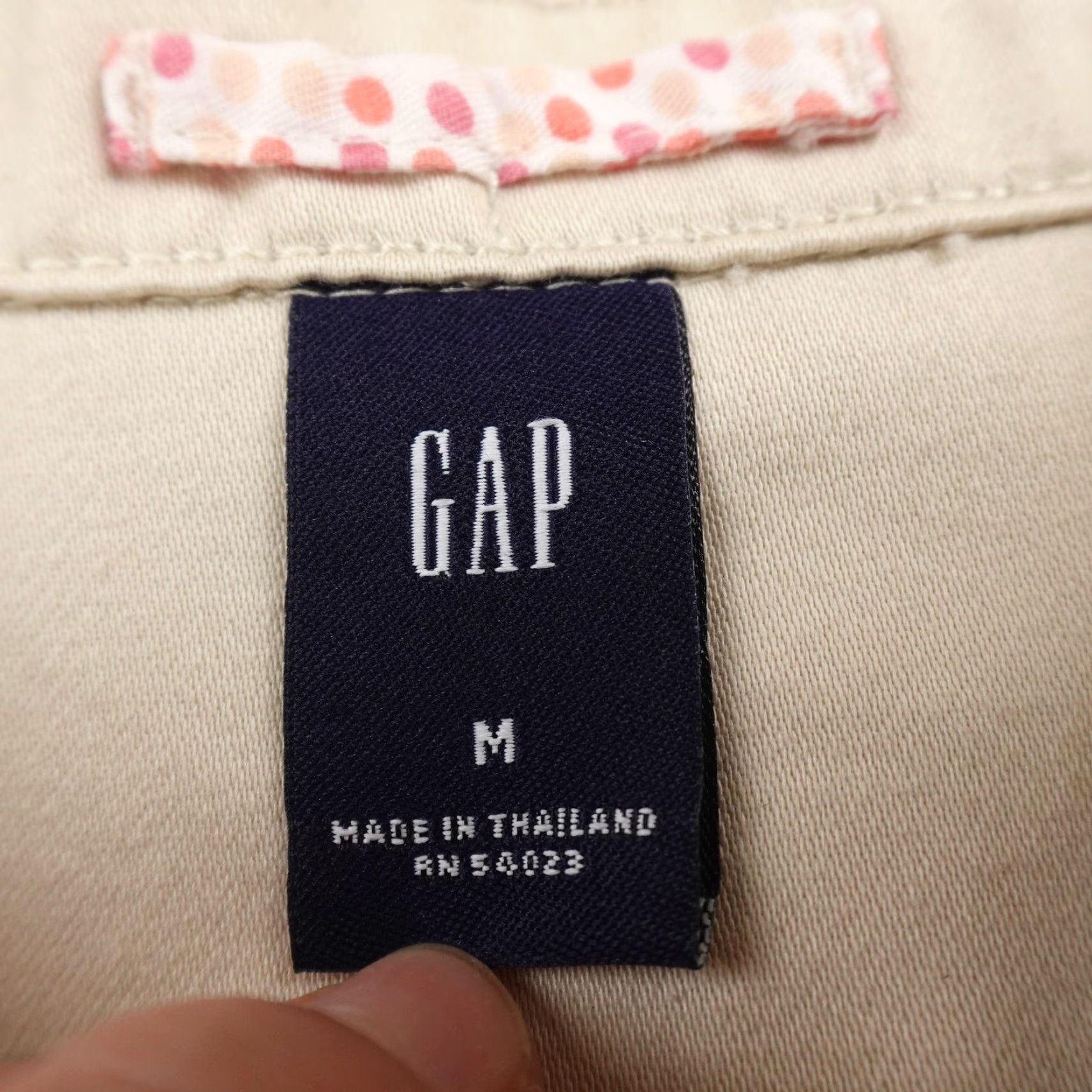 Gap Gap Jacket Womens M Beige Brown Twill Double Breasted Pea Coat Button Front Top Size M / US 6-8 / IT 42-44 - 4 Thumbnail