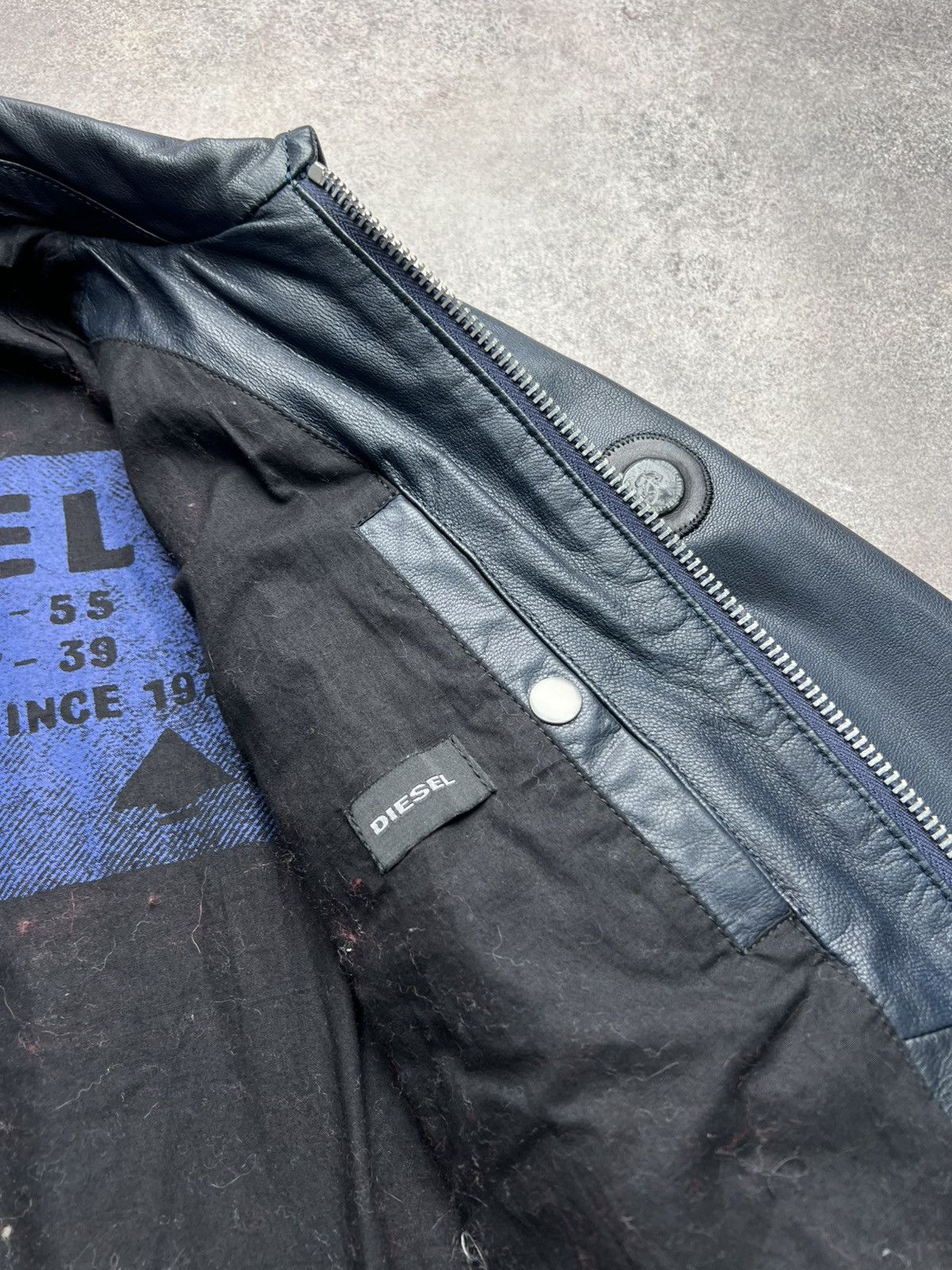 Diesel Diesel streetwear leather jacket Size US S / EU 44-46 / 1 - 7 Thumbnail