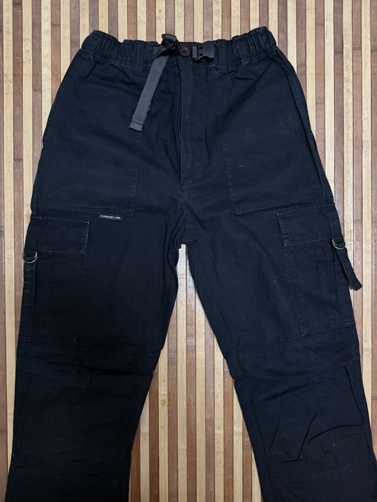 Hawk HAWK Cargo Pants Adjustable Waist / Multipocket / Streetwear Size US 29 - 3 Thumbnail
