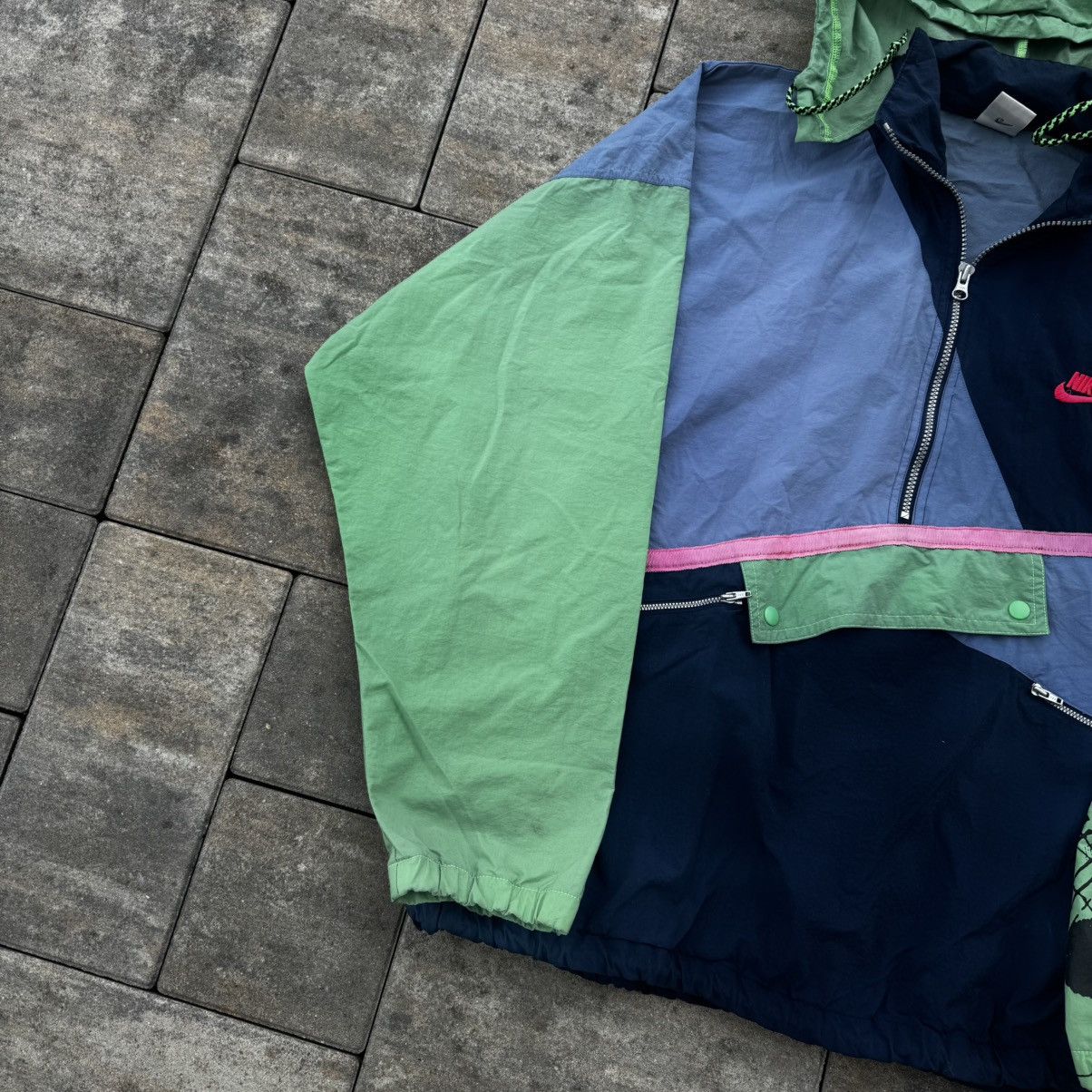 Nike Vintage 90s Nike Nylon Light Zip Windbreaker Track Jacket Size US L / EU 52-54 / 3 - 2 Thumbnail