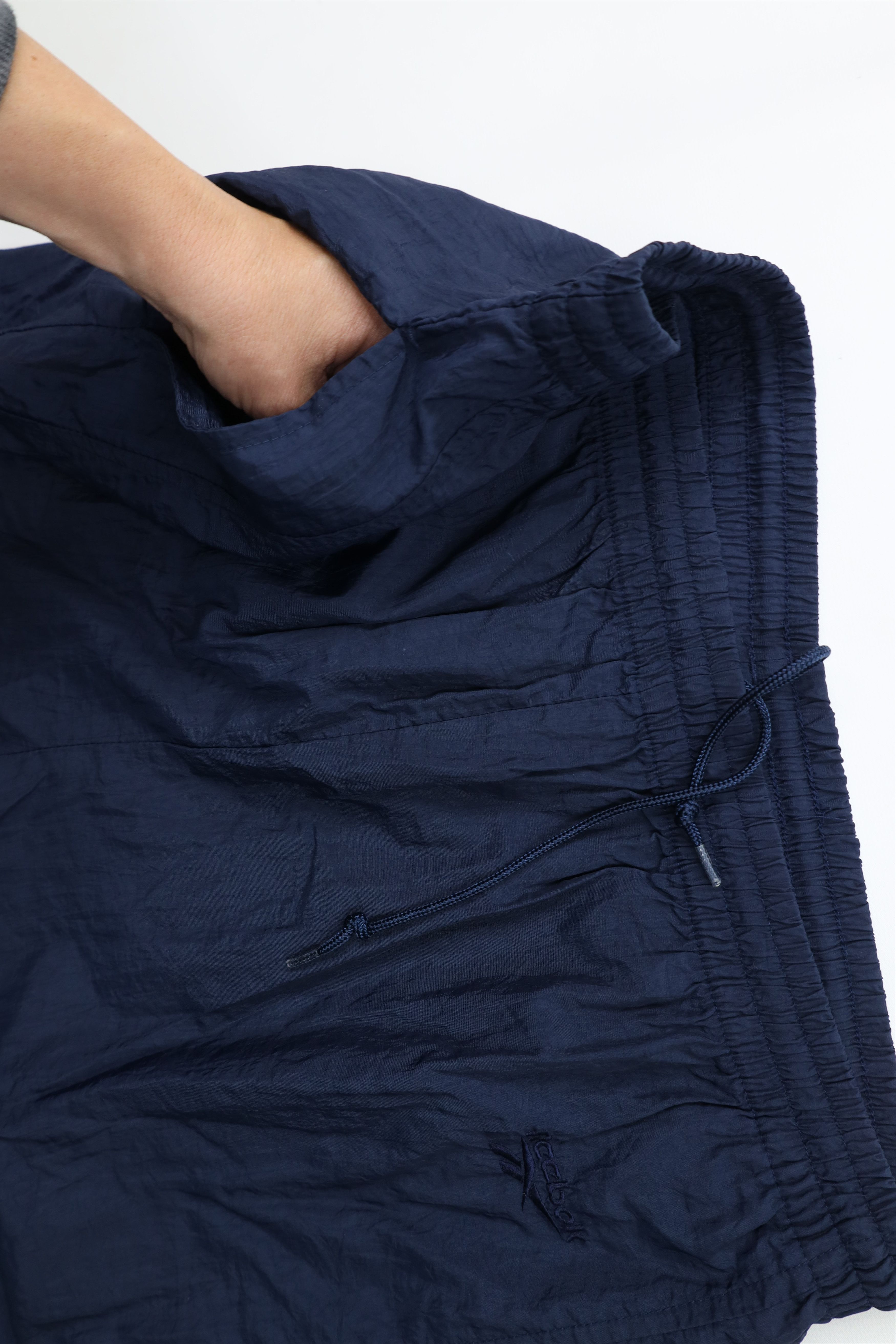 Reebok Vintage 90s Reebok Windbreaker Joggers Pants Blue Nylon Size US 38 / EU 54 - 7 Thumbnail