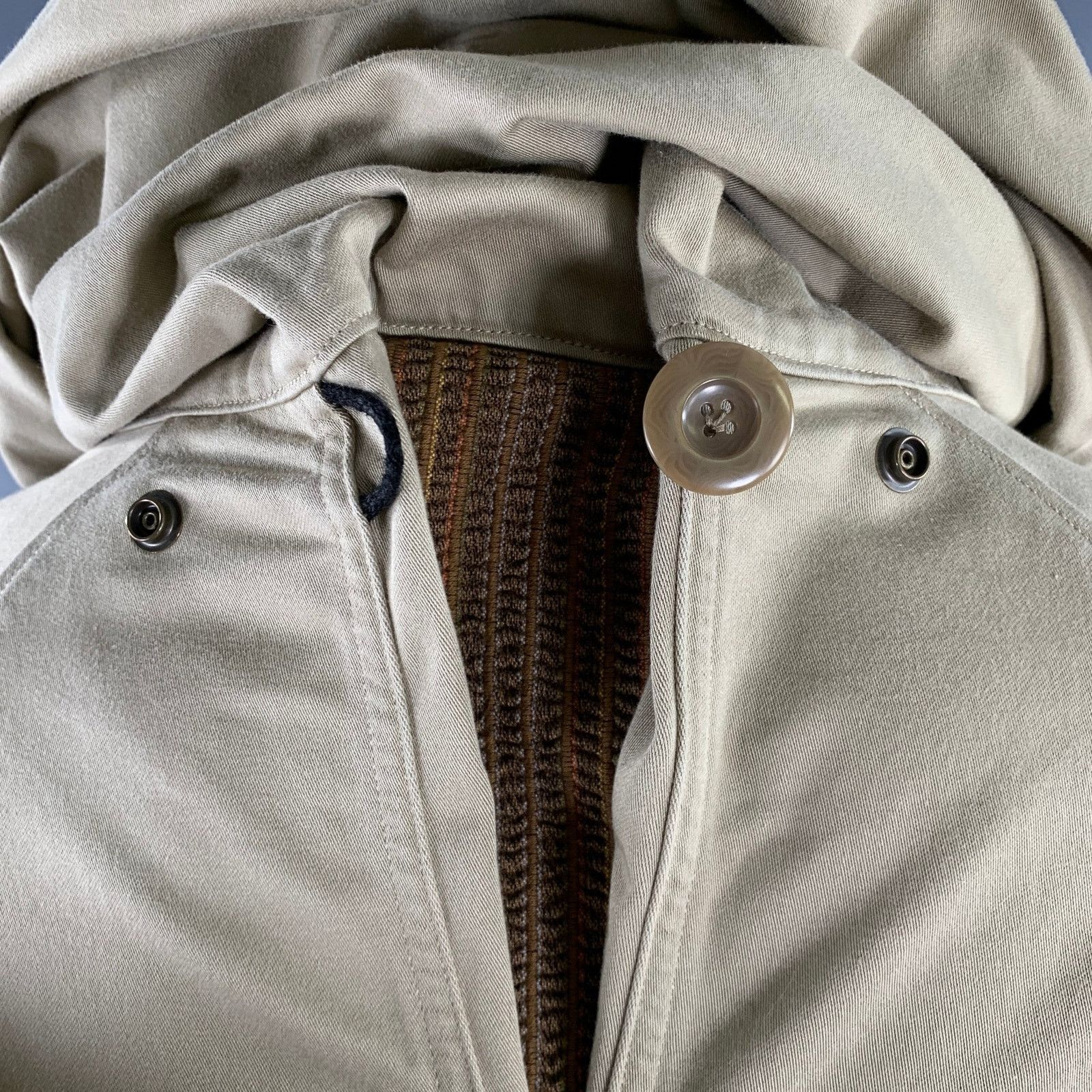 Kapital KAPITAL Size M Khaki Cotton Hooded Jacket Size US M / EU 48-50 / 2 - 4 Thumbnail