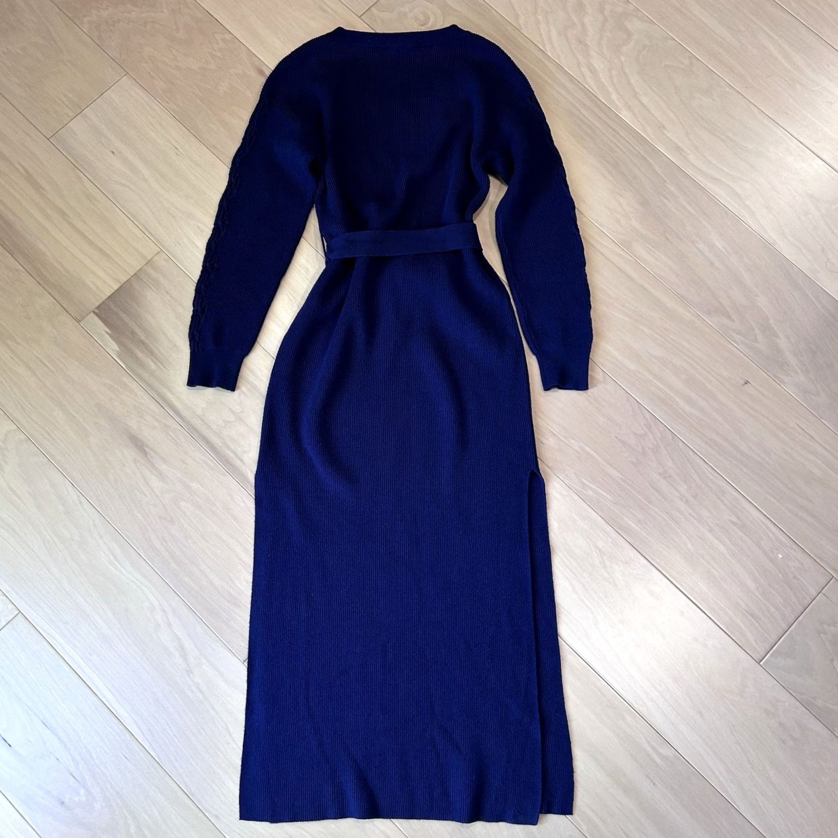 Vintage Sovereign Knit Blue Dress XS Size S / US 4 / IT 40 - 4 Thumbnail