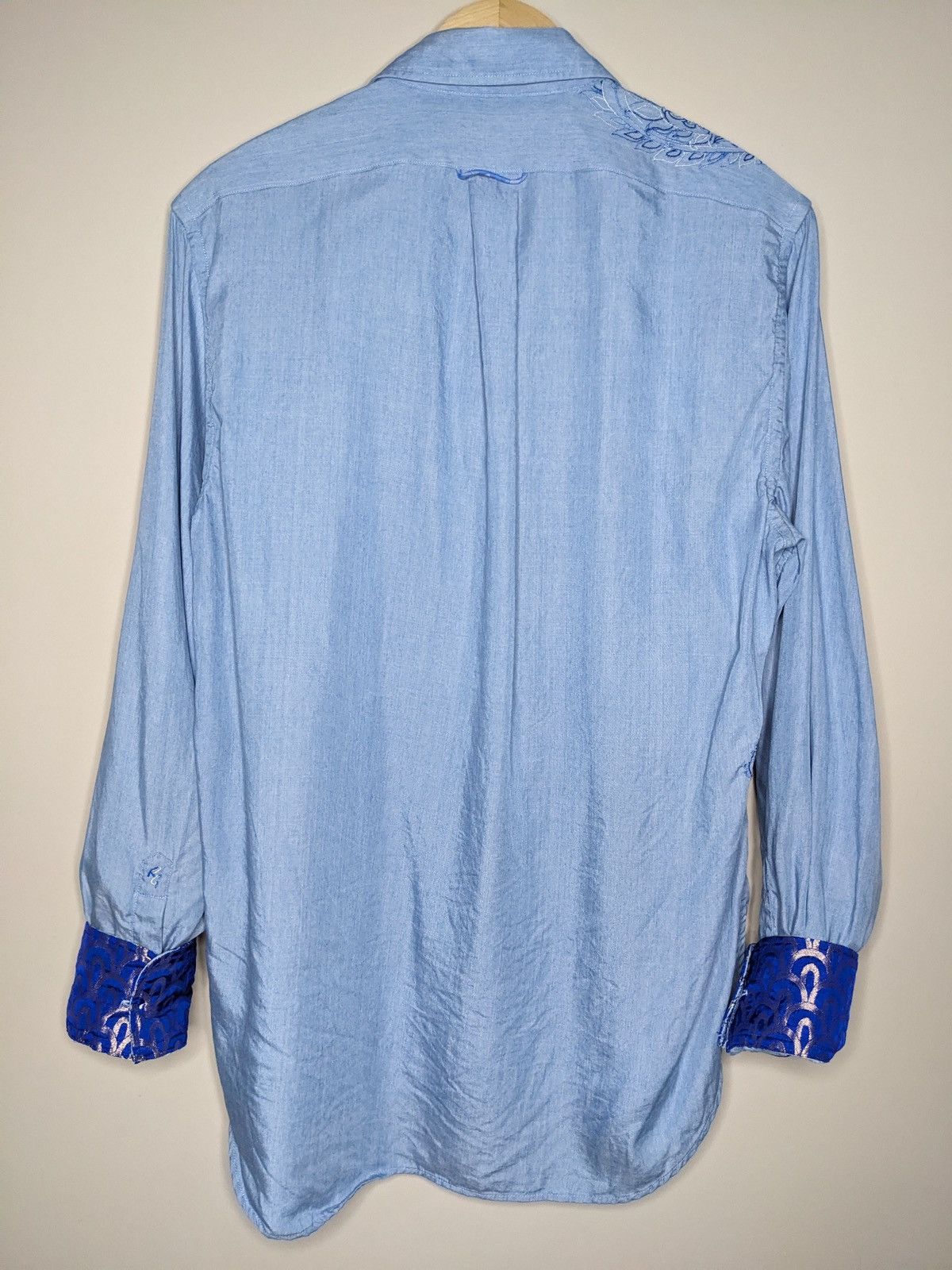 Robert Graham Robert Graham Paisley Flip Cuff Button Up Shirt Large Tencel Size US L / EU 52-54 / 3 - 4 Thumbnail
