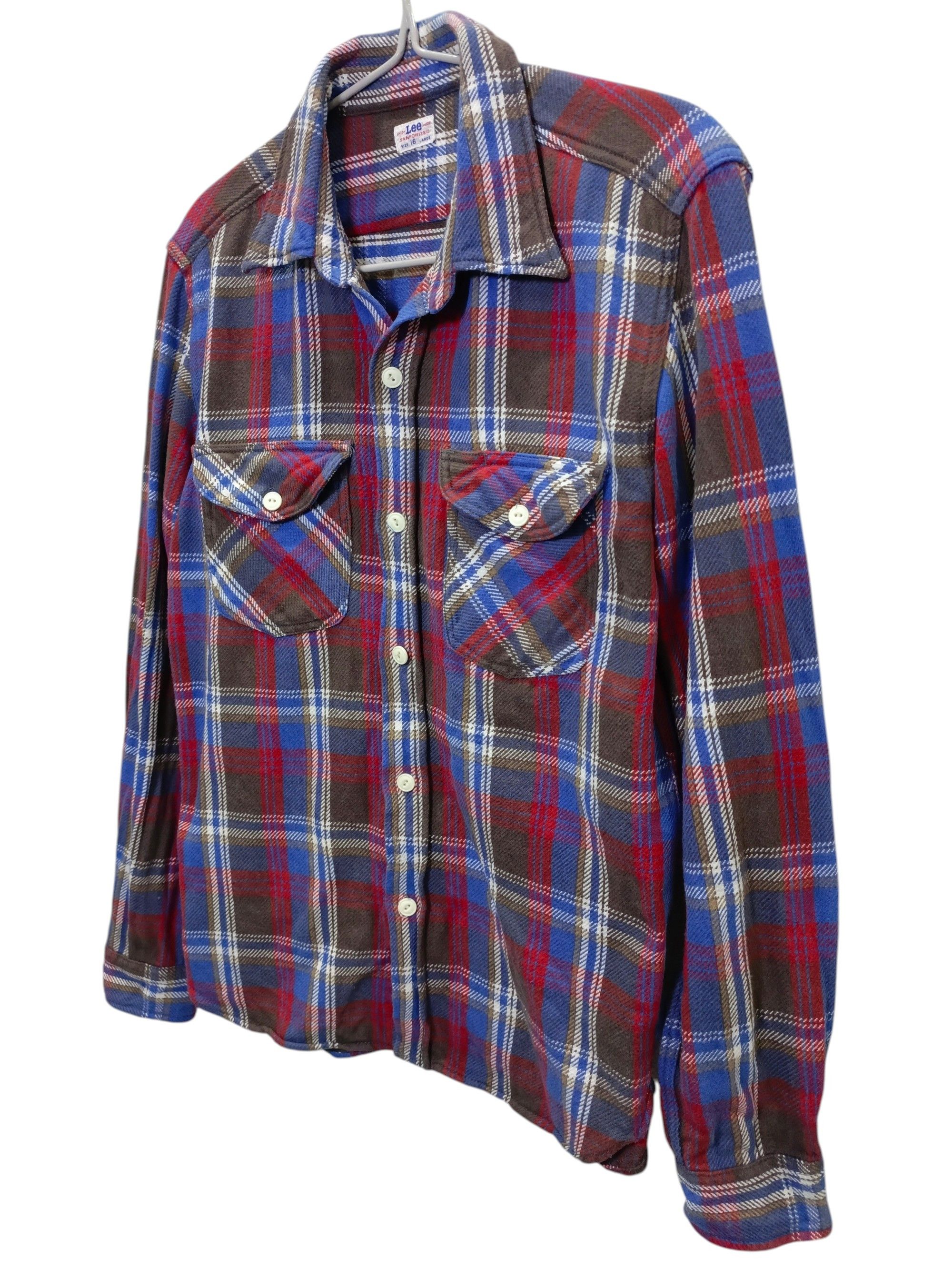 Lee Vintage Lee Flannel Double Pocket Shirt Size US M / EU 48-50 / 2 - 3 Thumbnail