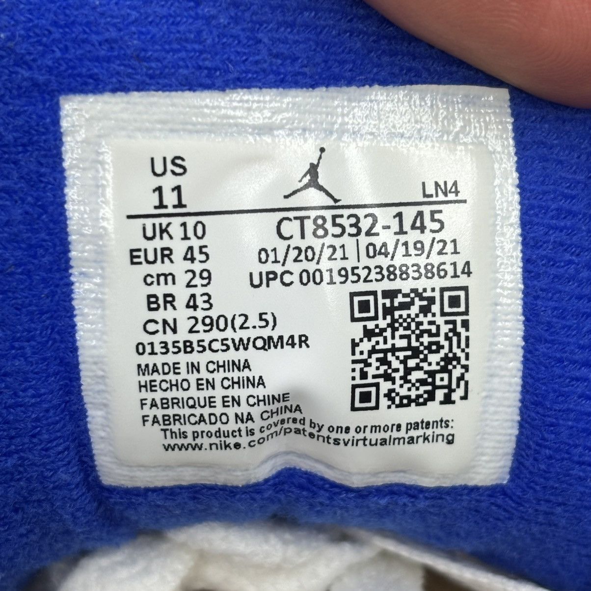 Jordan Brand Size 11-Jordan 3 Retro Racer Blue CLEAN W/Box Size US 11 / EU 44 - 8 Thumbnail