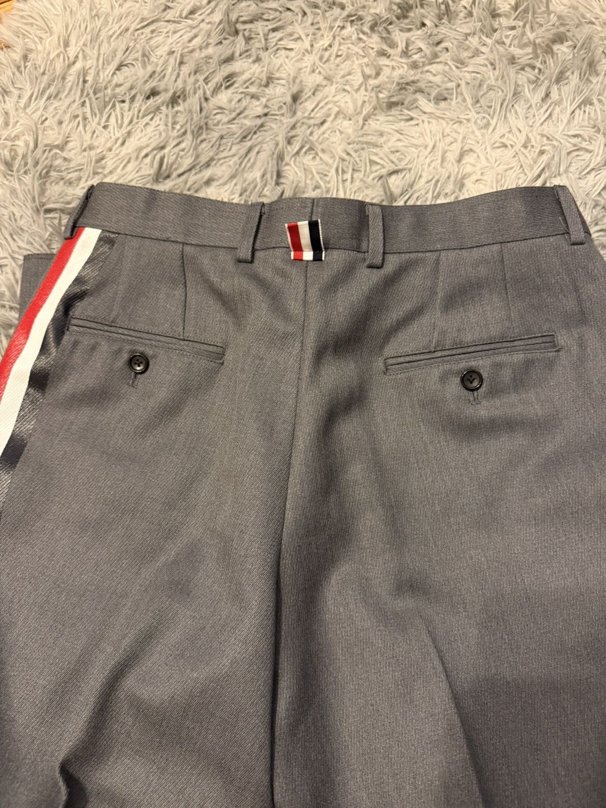 Thom Browne Chino /w rubber painted stripe Size US 33 - 7 Thumbnail