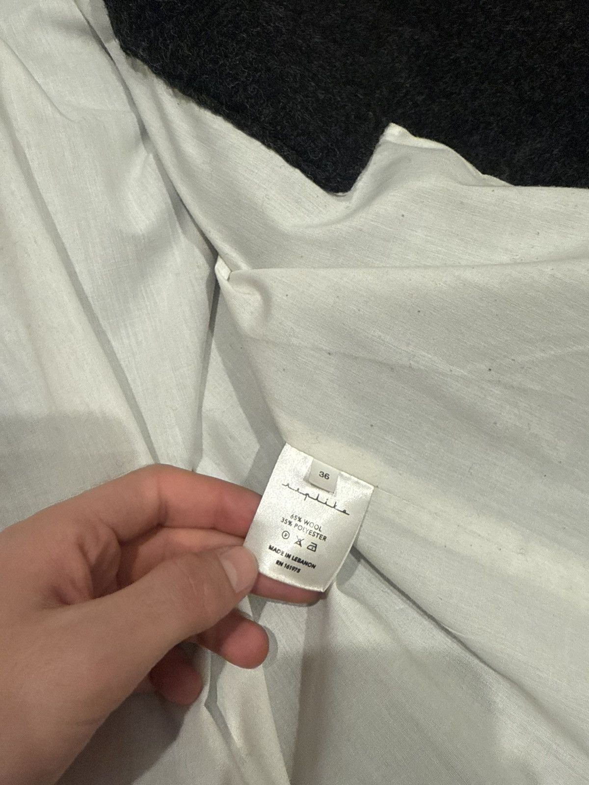 Japanese Brand f/w 2021 replika nyc wool coat!! Size US S / EU 44-46 / 1 - 7 Thumbnail