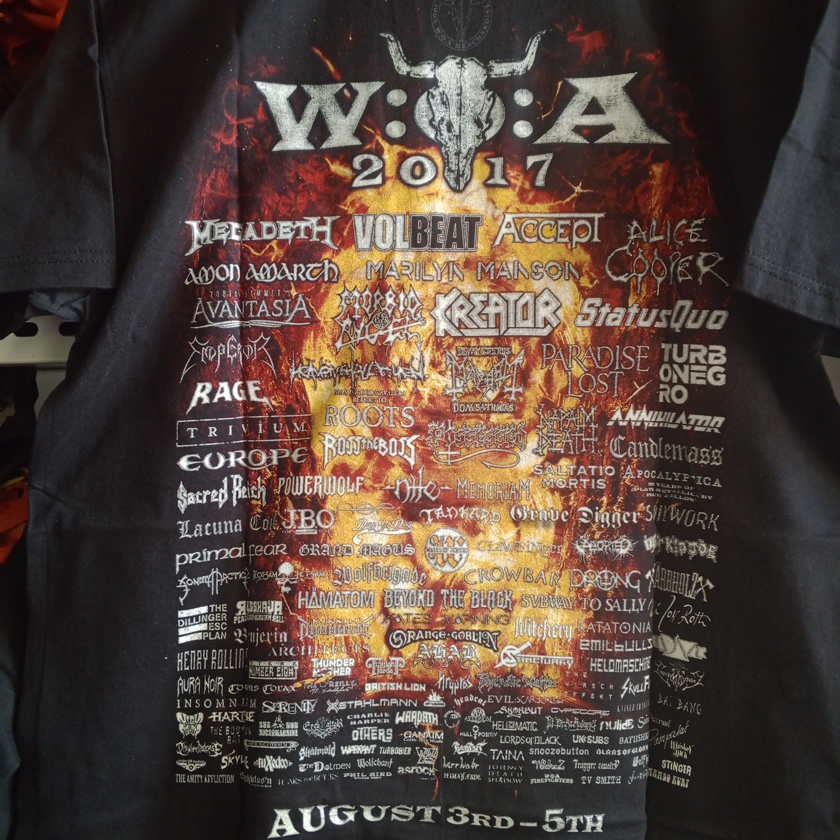 Band Tees Vintage Wacken Festival Music Shirt Size US M / EU 48-50 / 2 - 5 Thumbnail