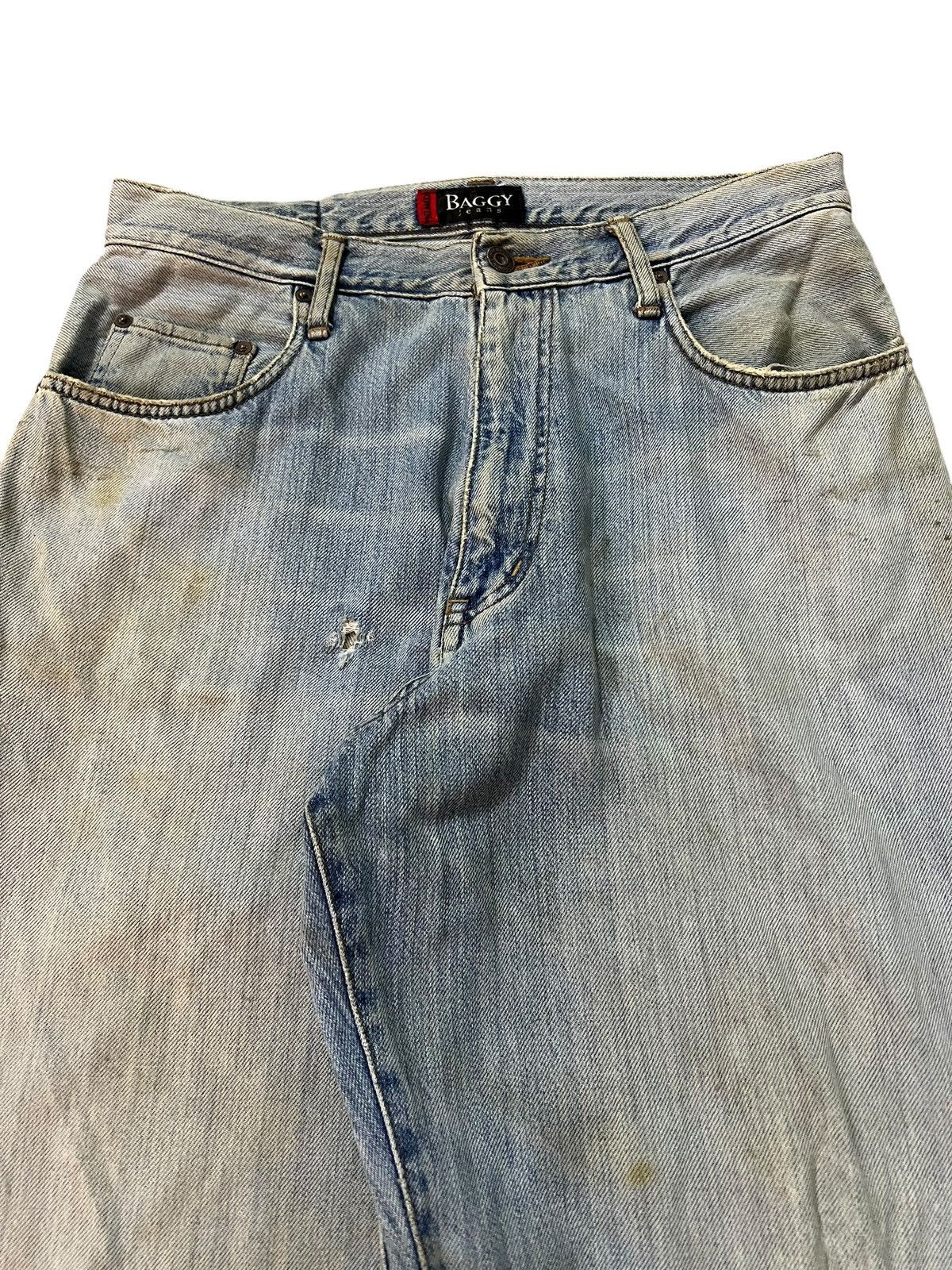Edwin Vintage Edwin Baggy Distressed Faded Dirty Jean Very Rare Size US 30 / EU 46 - 3 Thumbnail