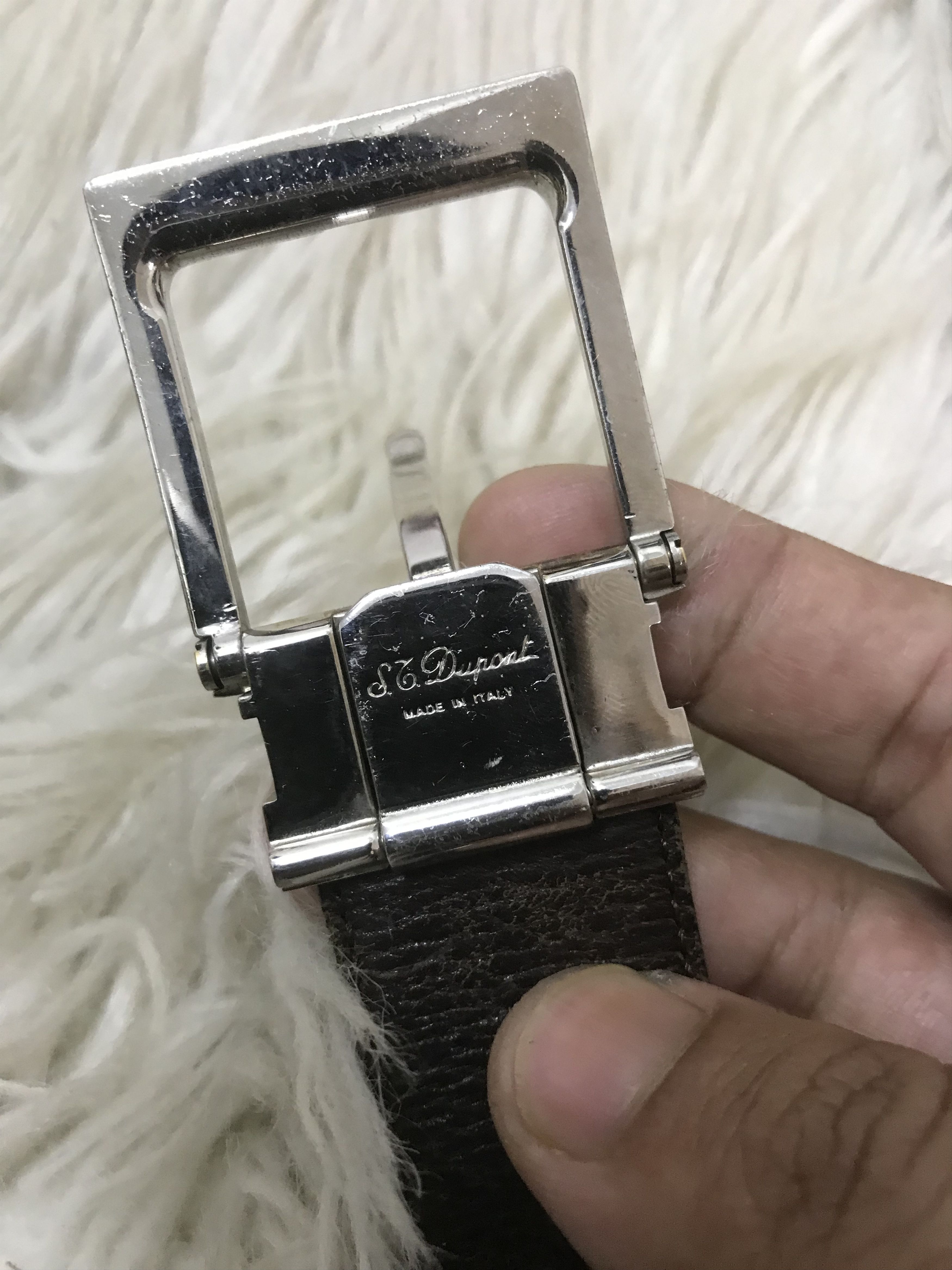 S.T. Dupont S.T Dupont Leather Belt Size ONE SIZE - 4 Thumbnail