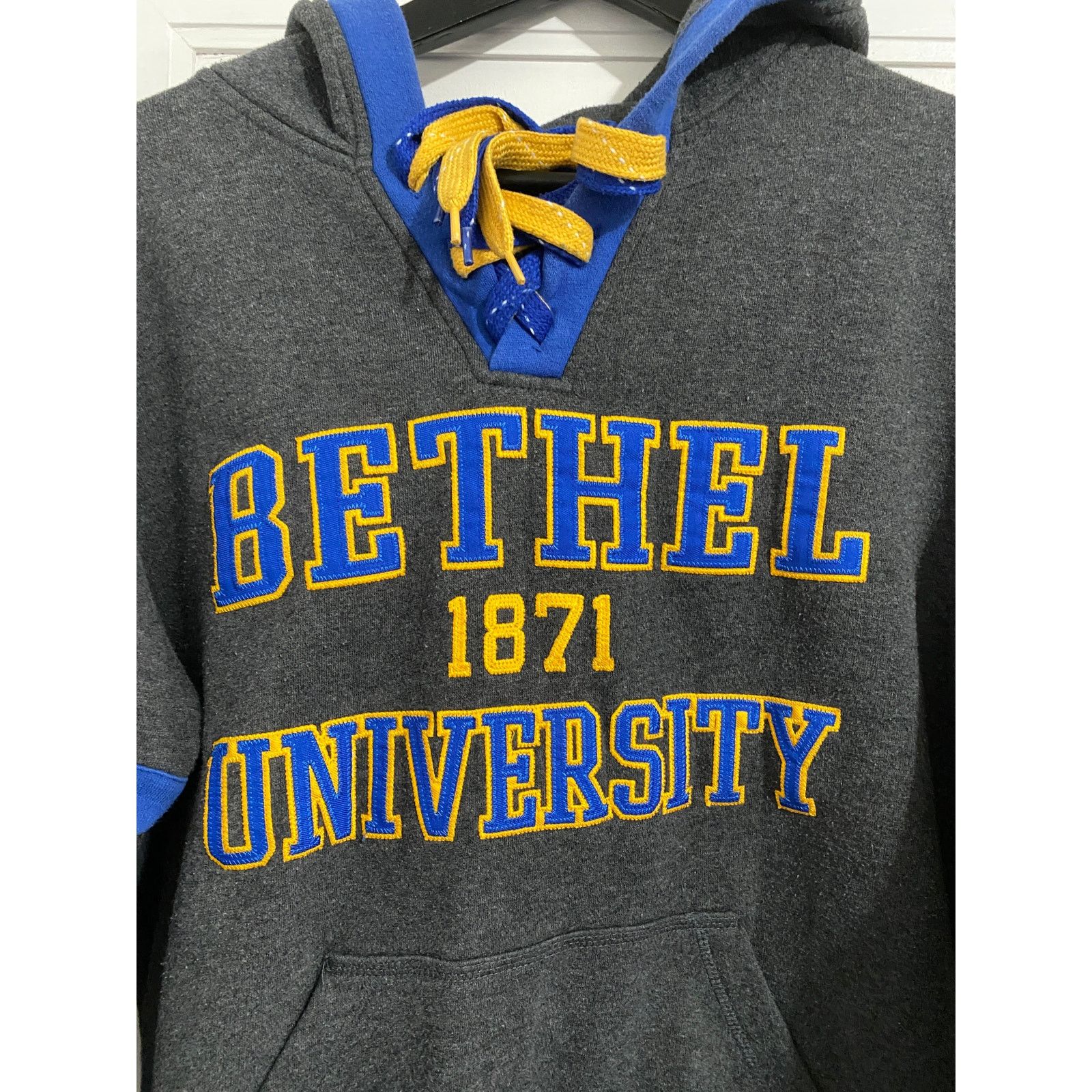 J. America Bethel University Royals Stitched Hoodie Sweatshirt Size S Size US S / EU 44-46 / 1 - 2 Thumbnail