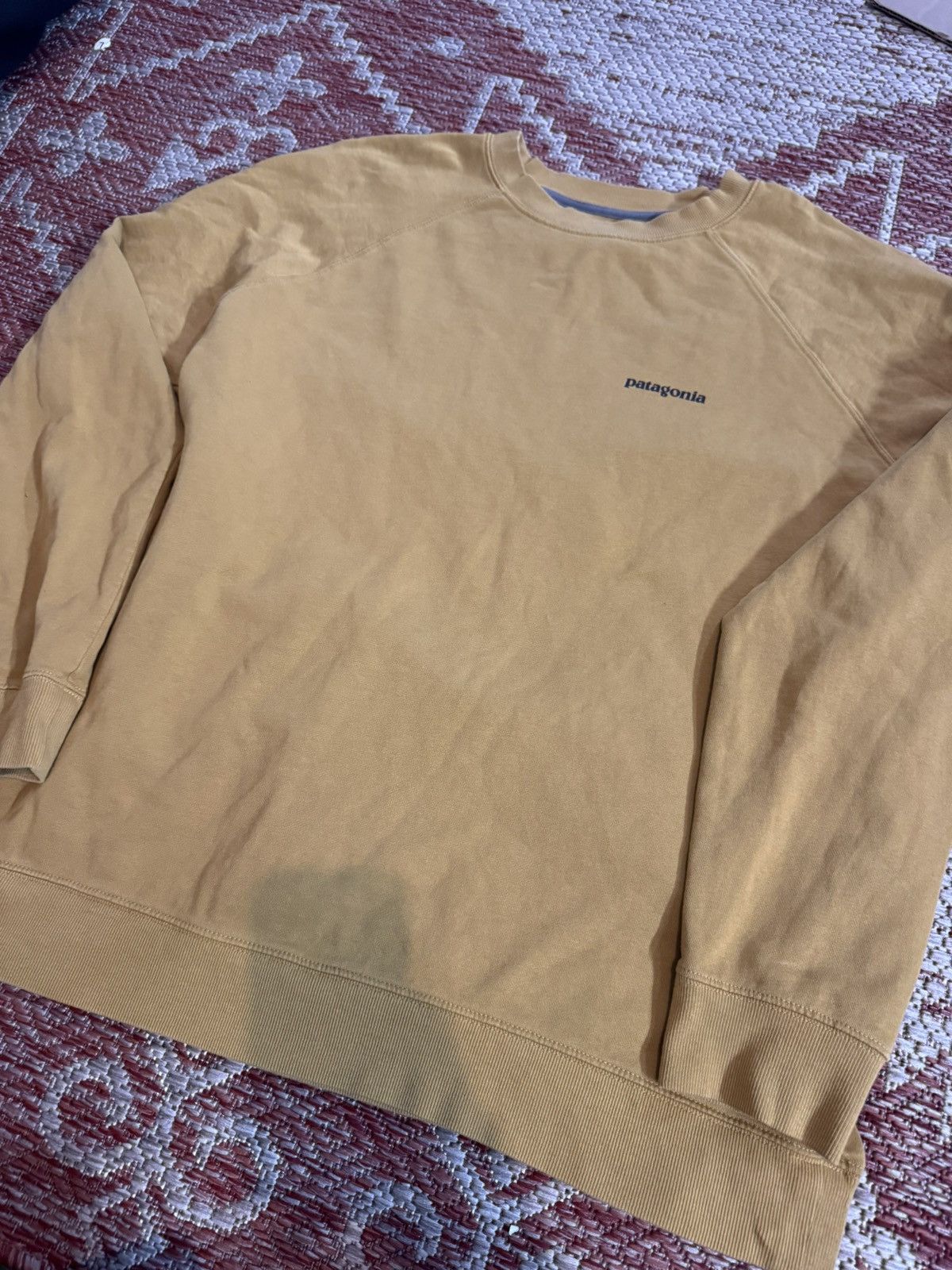 Patagonia Retro Patagonia Men’s Crewneck Mustard Sz XXL Size US XXL / EU 58 / 5 - 2 Thumbnail