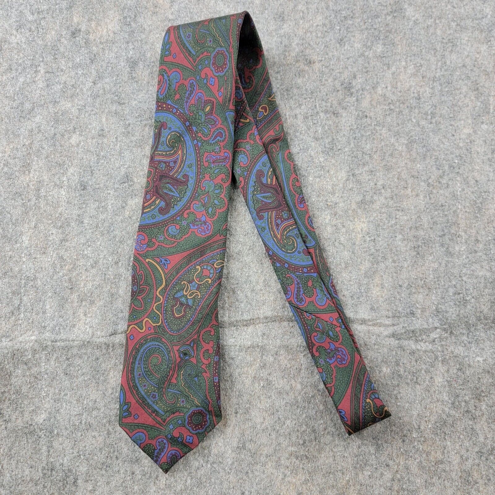 Polo Ralph Lauren Polo Ralph Lauren Silk Slim Skinny Neck Tie Paisley Size ONE SIZE - 11 Thumbnail