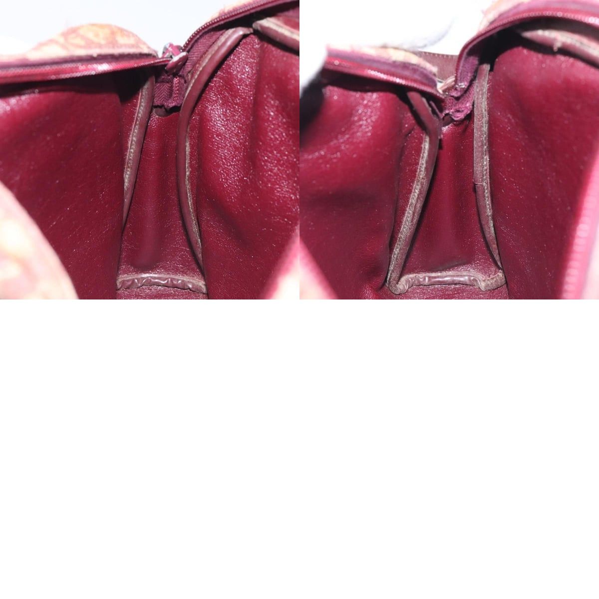 Dior DIOR Trotter Canvas Shoulder Bag Red Size ONE SIZE - 12 Thumbnail