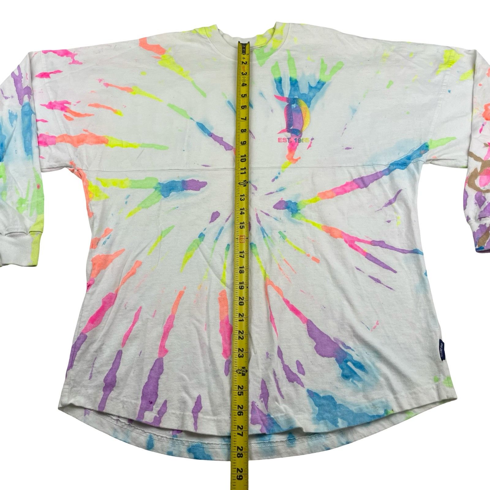 Disney Disney Disneyland Resort Spirit Jersey Neon Tie Dye Glittler Size US S / EU 44-46 / 1 - 5 Thumbnail