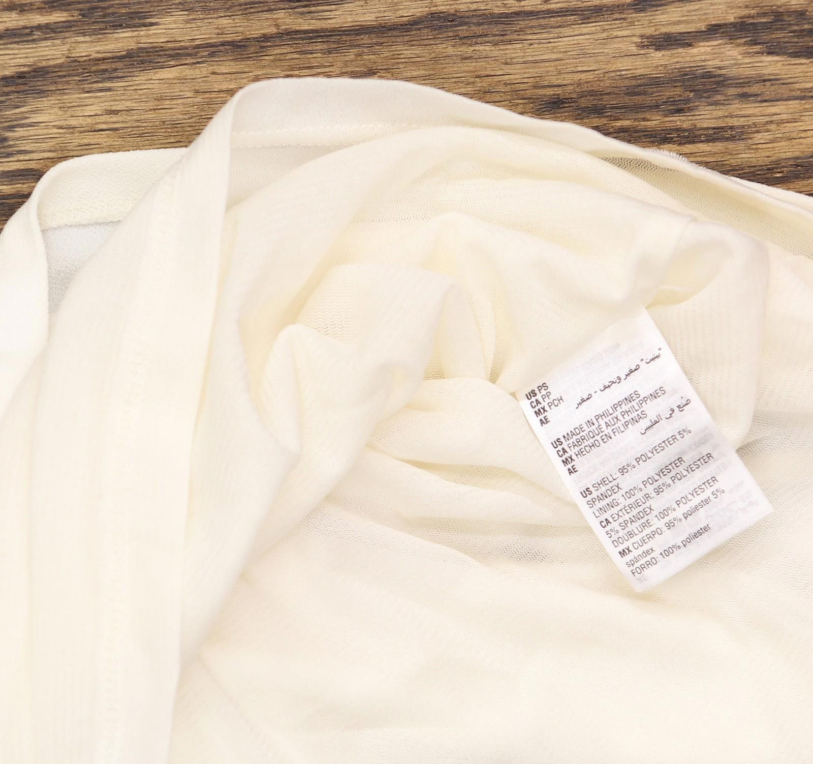 Bar III Nwt Bar Iii Womens Petite Zip Back Top Bright White Ps Size S / US 4 / IT 40 - 6 Thumbnail