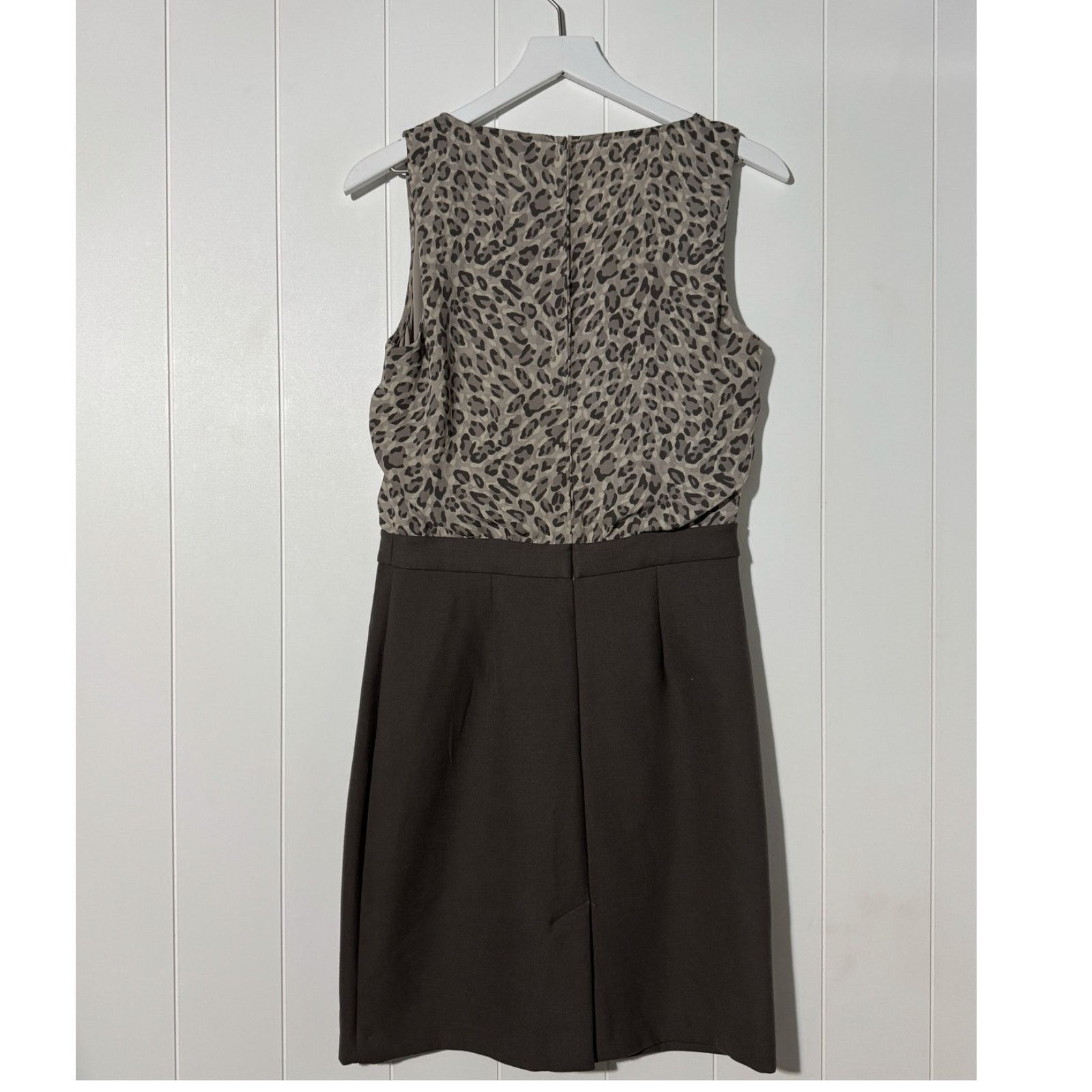 Loft LOFT Dress Leopard Print Knee Length Sleeveless Size 4 Size S / US 4 / IT 40 - 2 Thumbnail