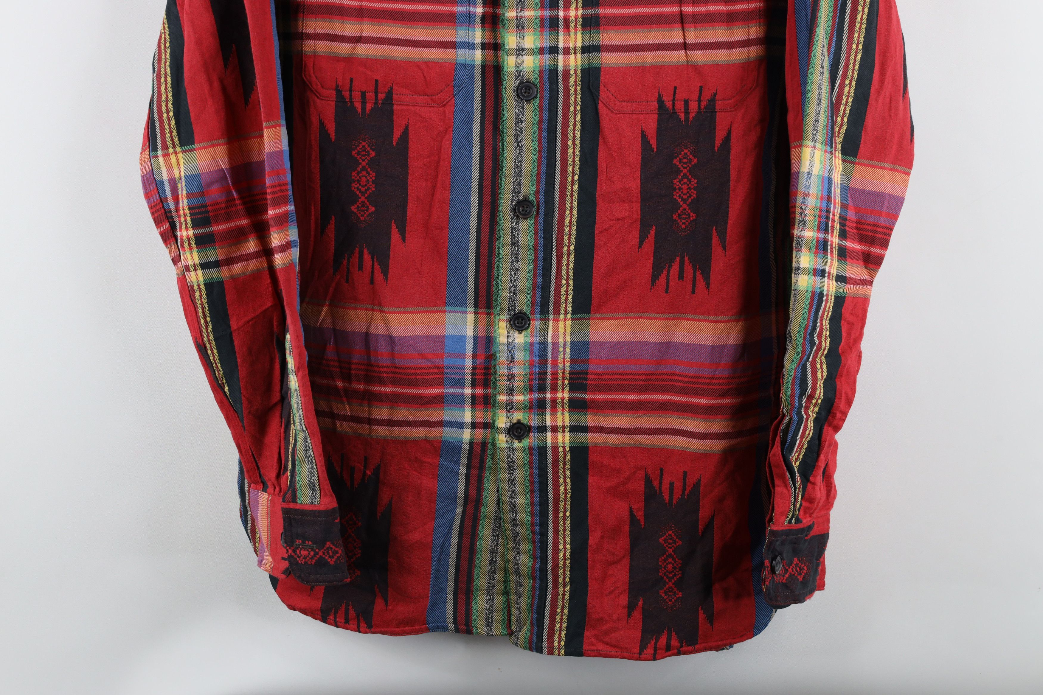 Ralph Lauren × Vintage Vintage Ralph Lauren Southwestern Collared Button Shirt Size US S / EU 44-46 / 1 - 3 Thumbnail
