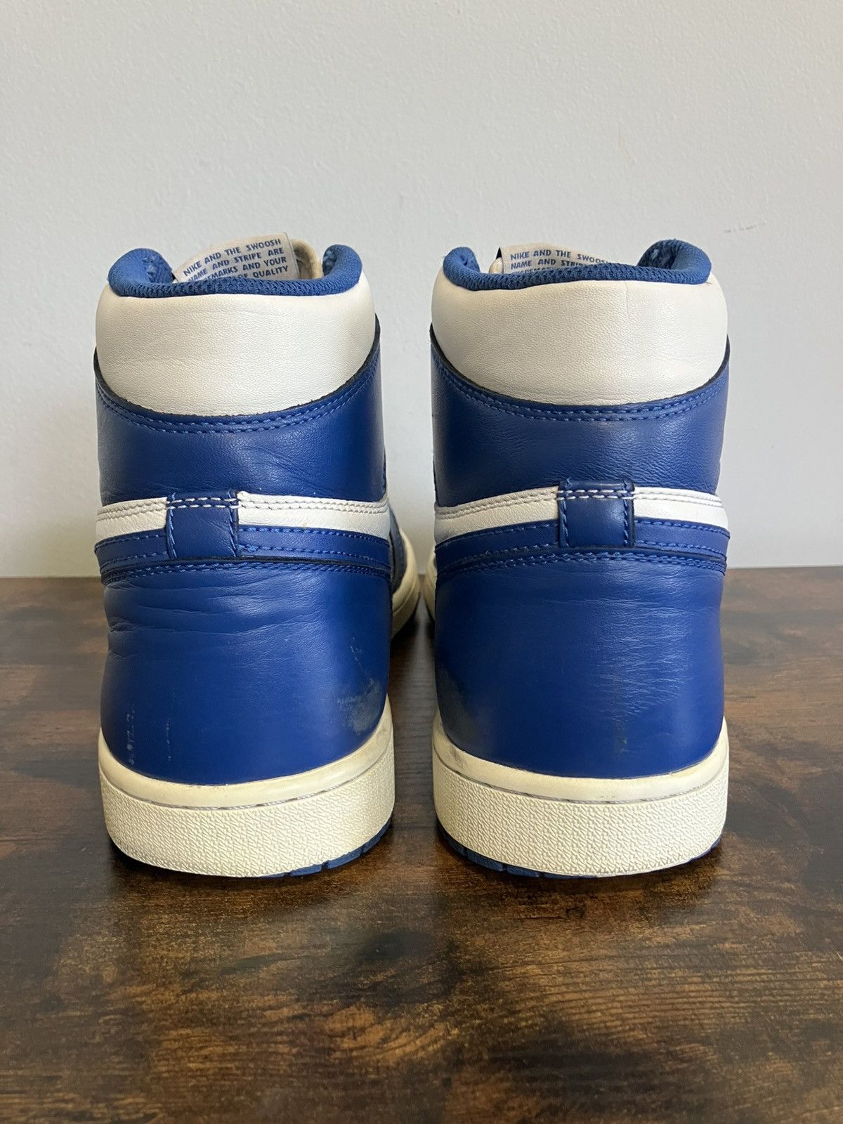 Jordan Brand Jordan 1 Retro High OG Storm Blue 2016 Size US 13 / EU 46 - 7 Thumbnail