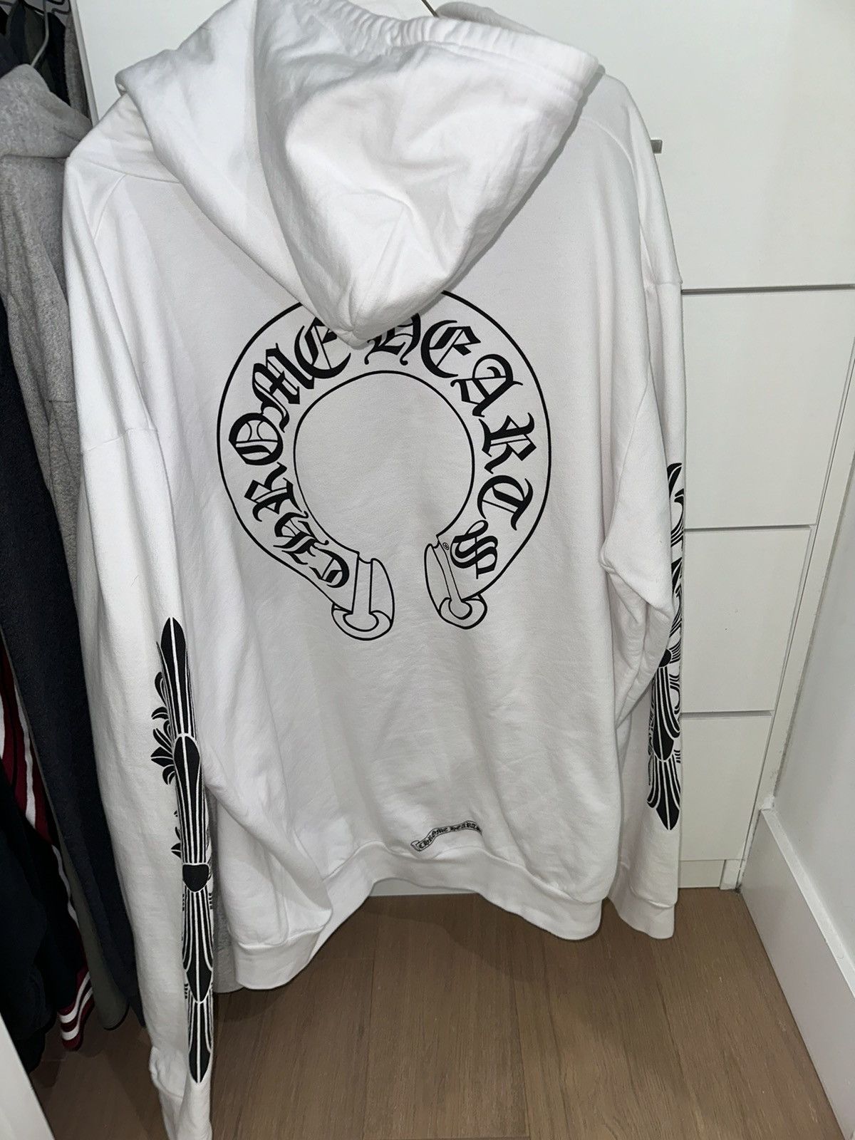 CHH Chrome Heart Hoodie CH Crow Hot Diamond Hand Button Casual Hooded Sweater main image 0