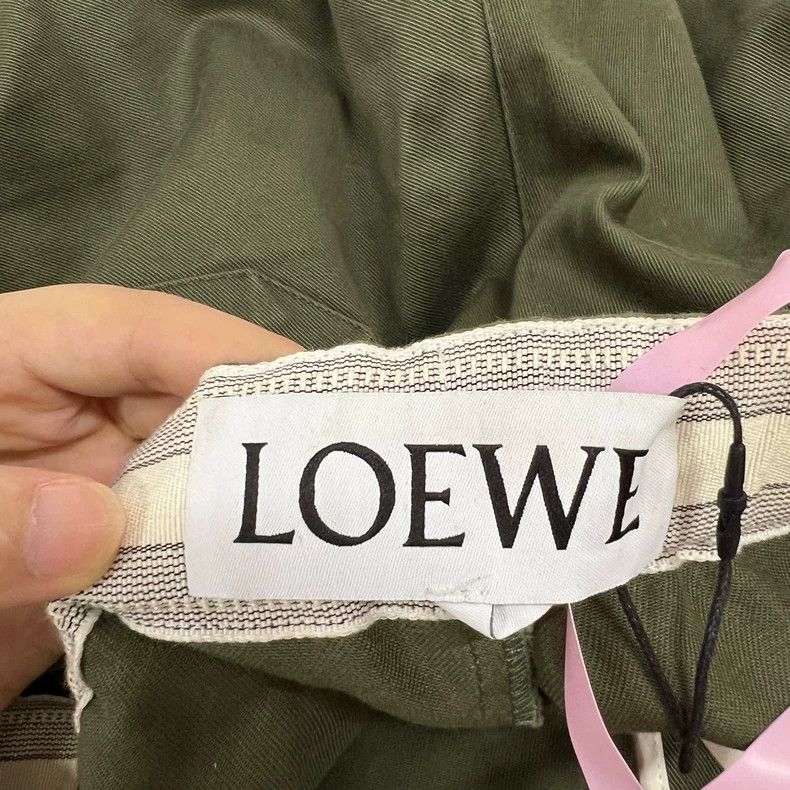 Loewe LOEWE sizeL Military green striped trousers Size 34" / US 12 / IT 48 - 3 Thumbnail