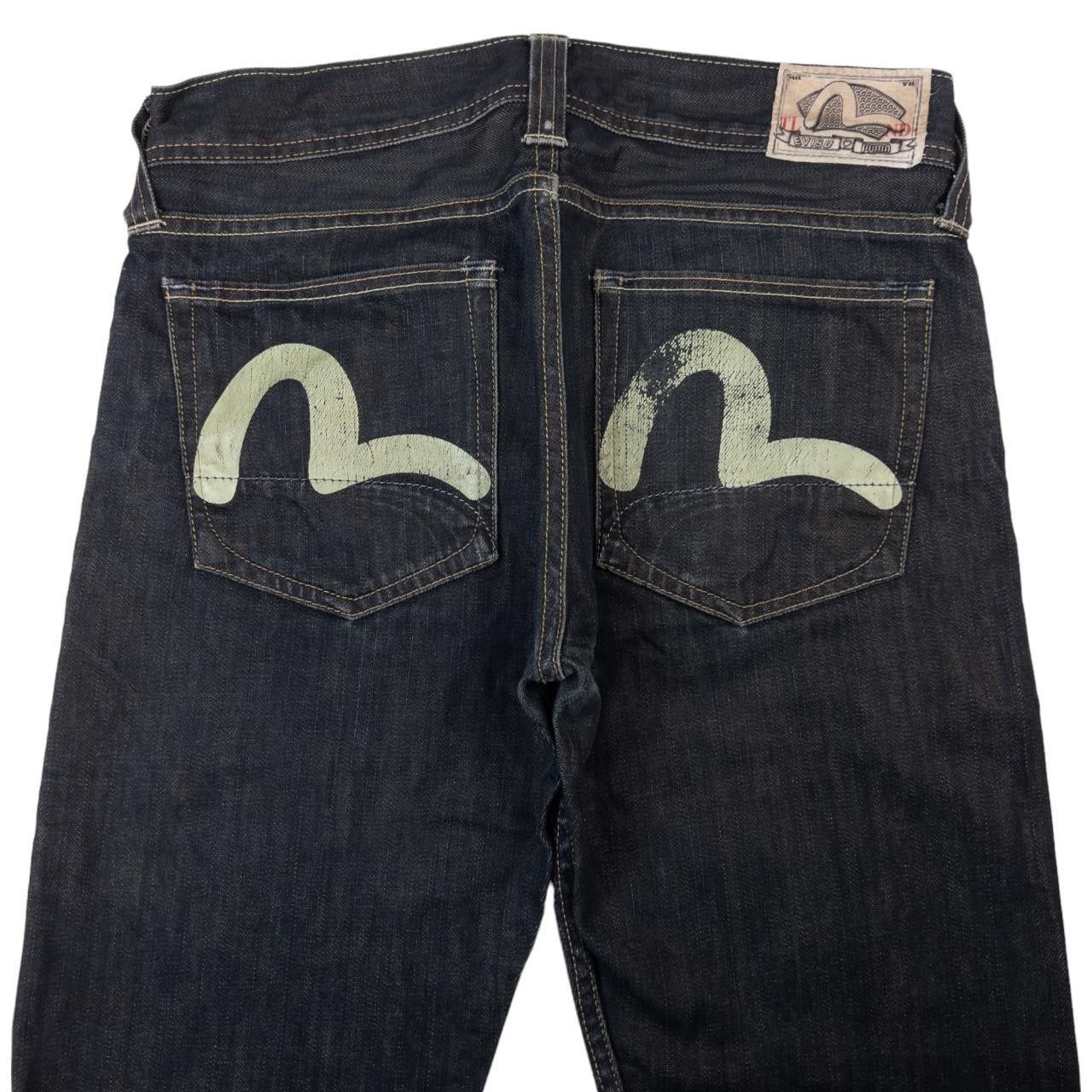Evisu × Puma Vintage Evisu X Puma Gull Japanese Denim Jeans Size 