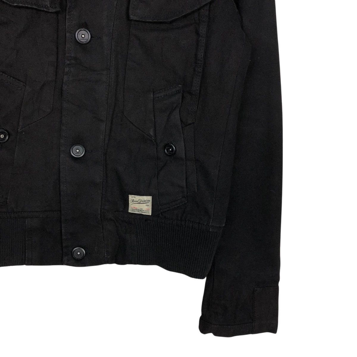 G-Star 🔥VINTAGE CROPPED BIKER JACKET G STAR RAW MULTI POCKETS Size US XS / EU 42 / 0 - 7 Thumbnail