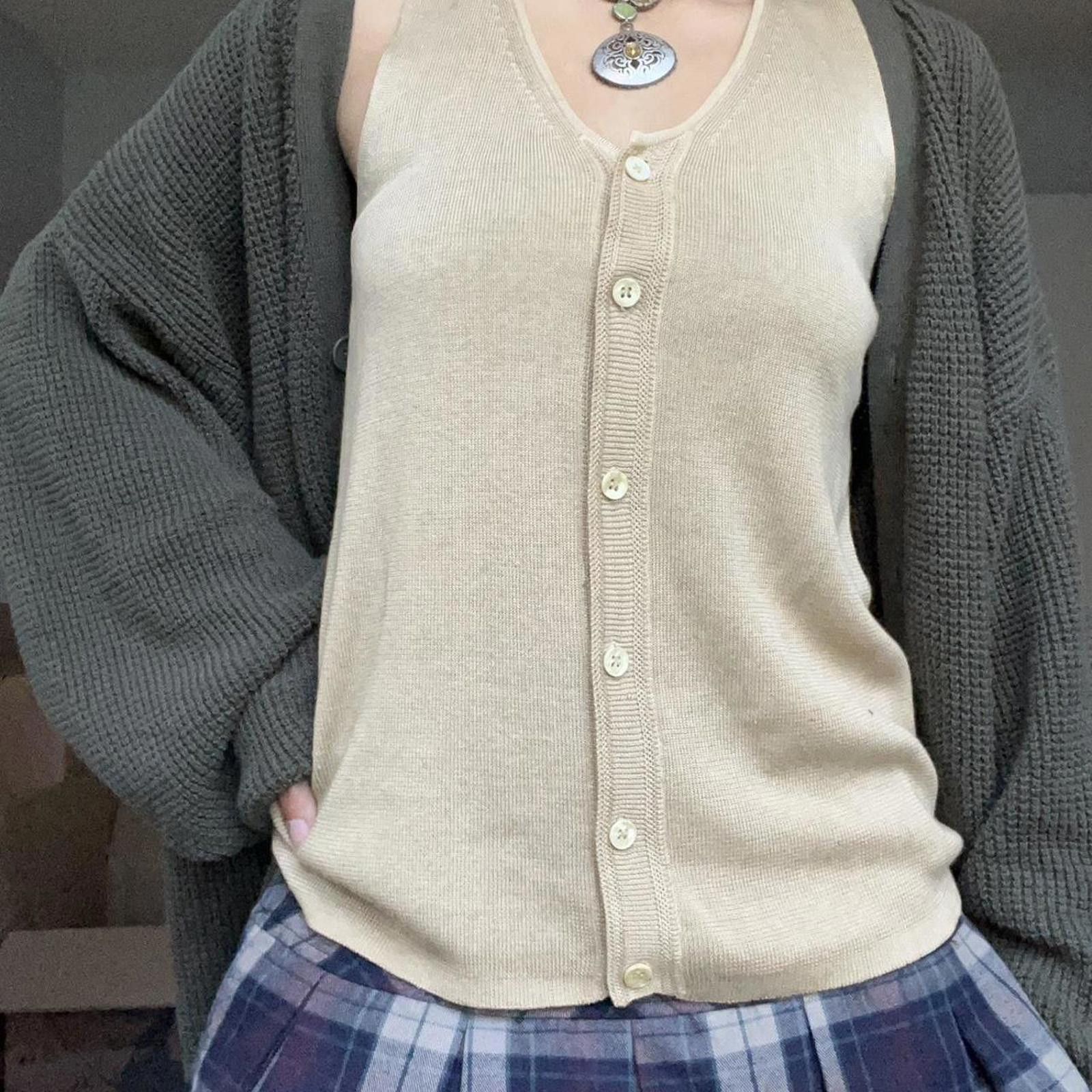 Other Soft and comfy cream knit sweater with a cozy fit #preppy Size S / US 4 / IT 40 - 1 Thumbnail