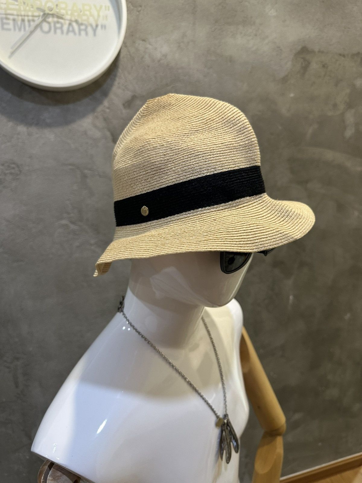 Ne-Net Ne-net Issey Miyake Fedora Straw Bucket Hats Size ONE SIZE - 14 Thumbnail