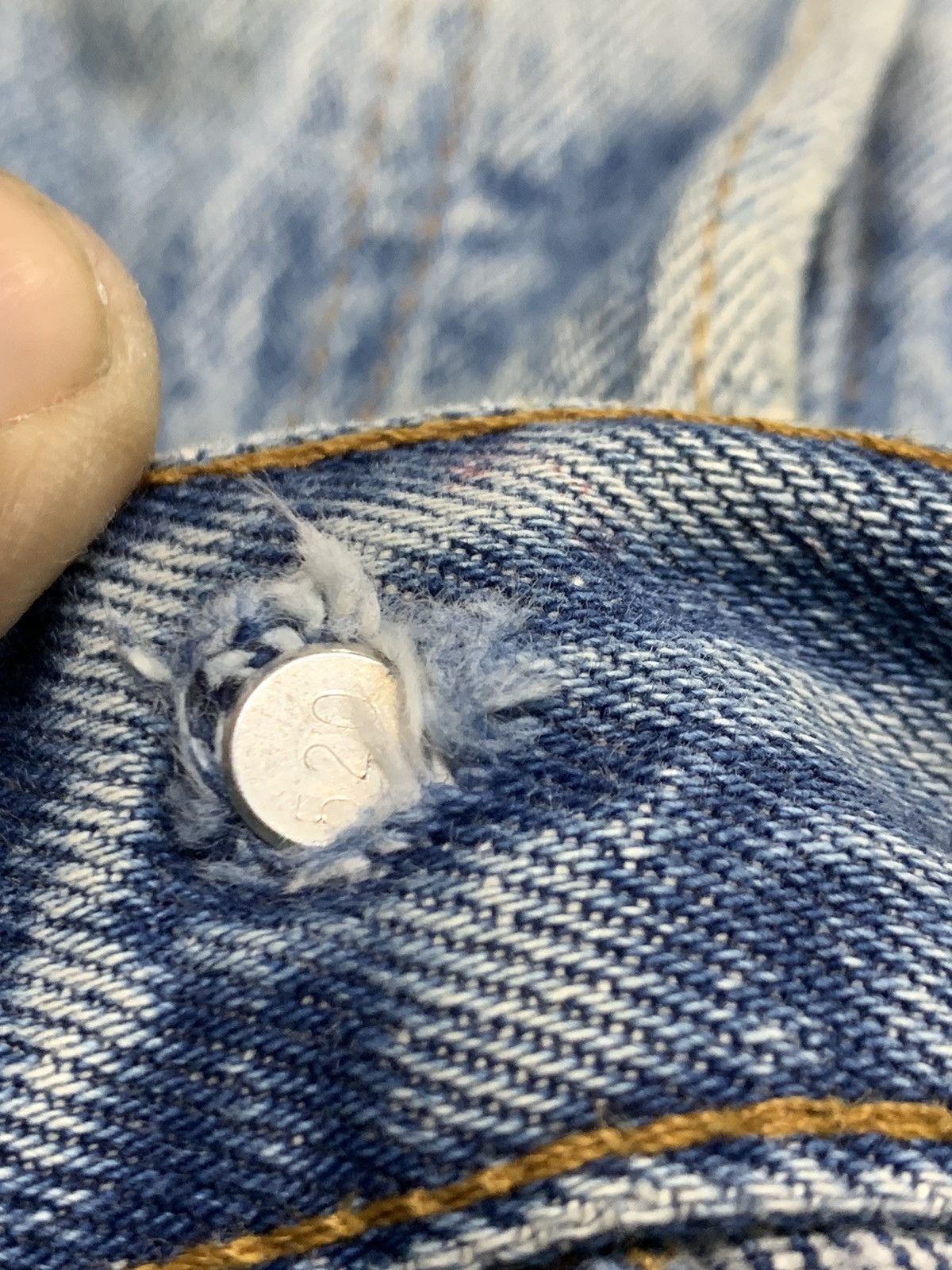 Levi's Vintage 80s Levis 501 grunge. Size US 35 - 6 Thumbnail