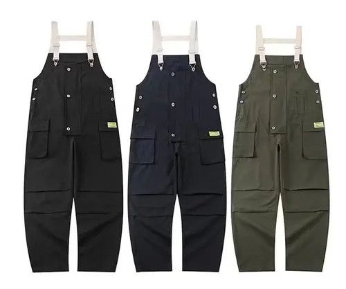 Japanese Brand 21SS Indigo Union Japan Military Green Worker Overalls Size US 32 / EU 48 - 3 Thumbnail