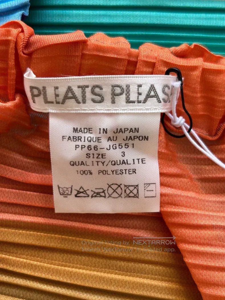Issey Miyake Issey Miyake size:3 Color - Block Midi Skirt Size 22" - 3 Thumbnail