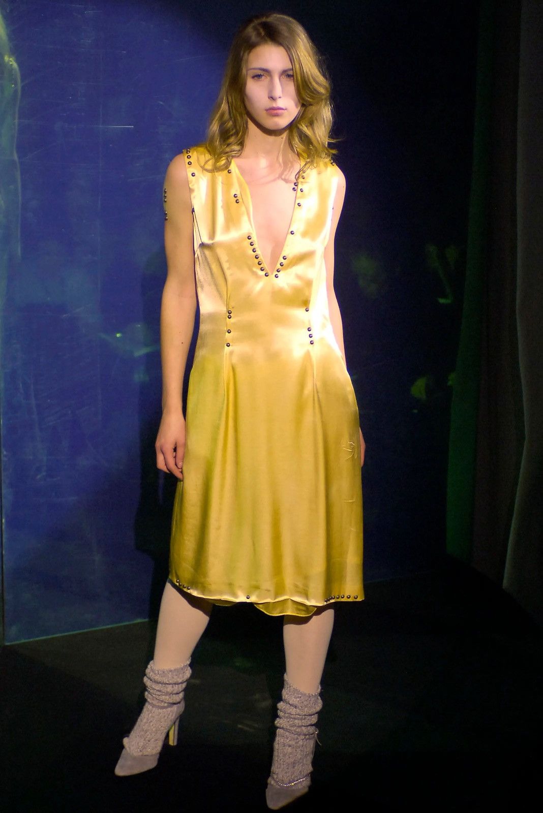 Maison Margiela Archive Martin Margiela Fall 2006 Upholstery skirt yellow Size 26" / US 2 / IT 38 - 1 Thumbnail