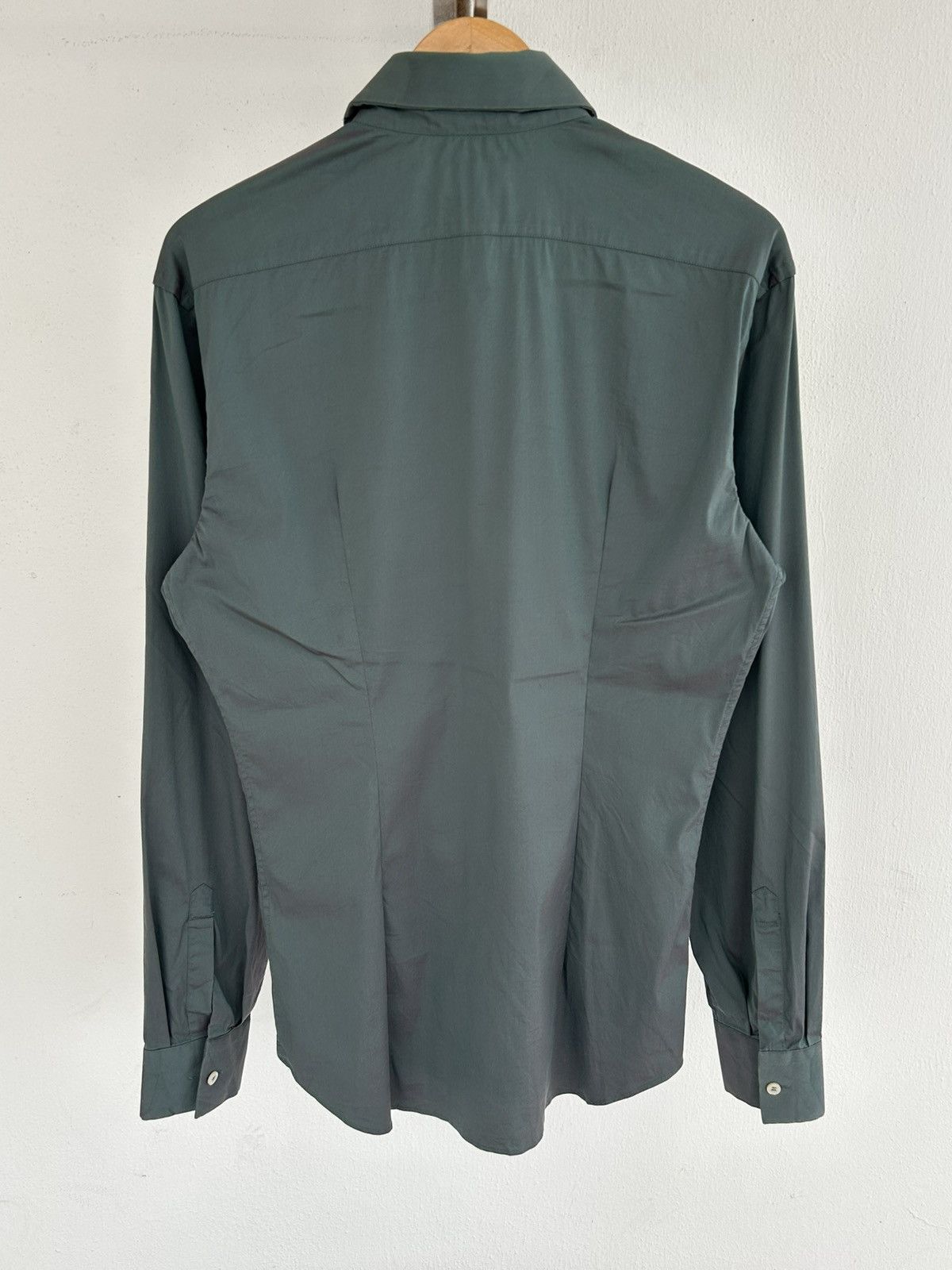 Prada Prada Vintage Button Up Nylon Shirt Green Size US L / EU 52-54 / 3 - 2 Thumbnail