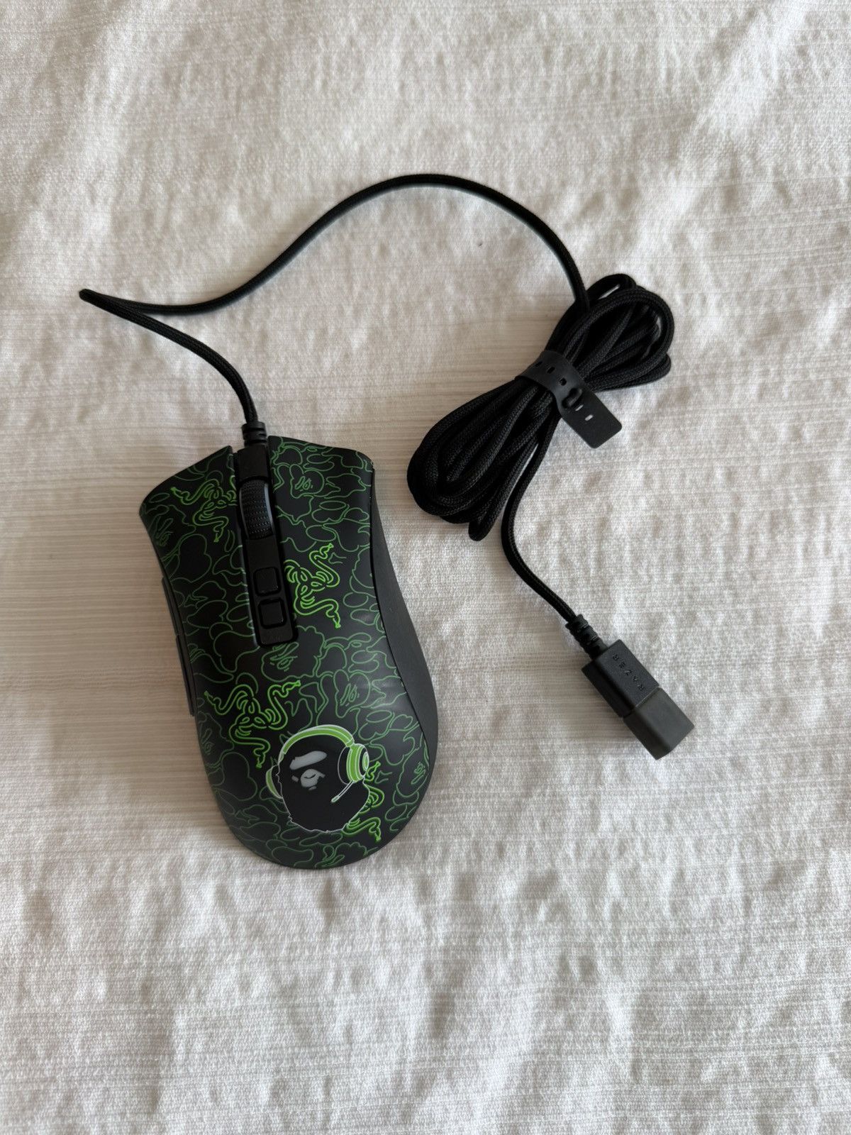 Bape Razer X A Bathing Ape DeathAdder V2 Mouse Bape Size ONE SIZE - 2 Thumbnail