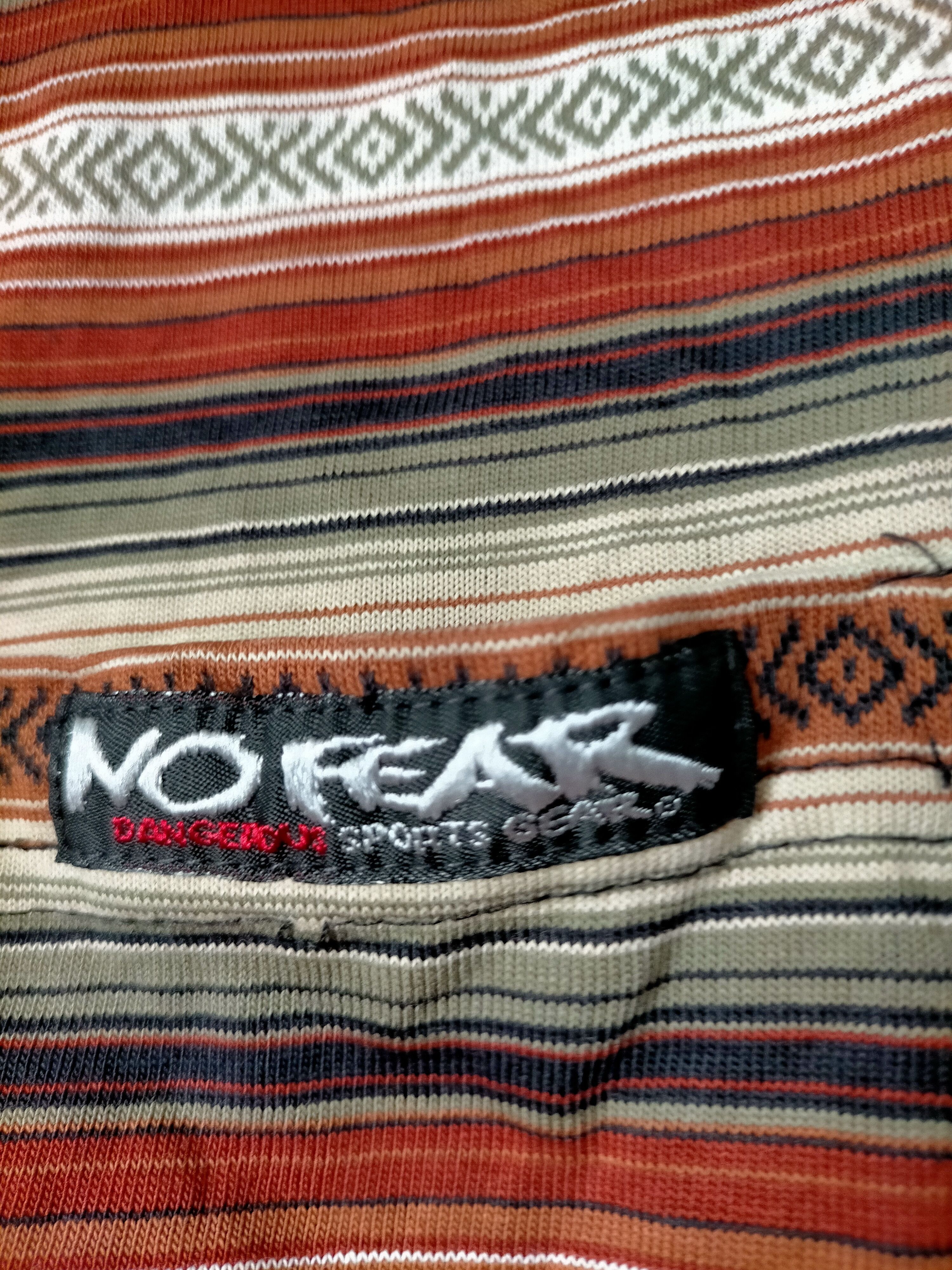 No Fear Vintage 90s No Fear Stripe Pocket Long sleeve Size US L / EU 52-54 / 3 - 6 Thumbnail