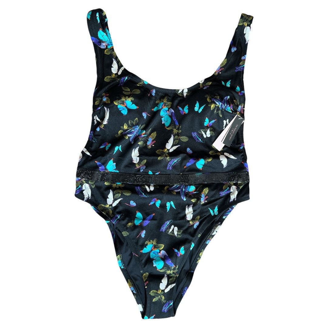 Victoria's Secret VICTORIA'S SECRET SWIM Shine Strap Plunge One-Piece, L Size ONE SIZE - 1 Thumbnail
