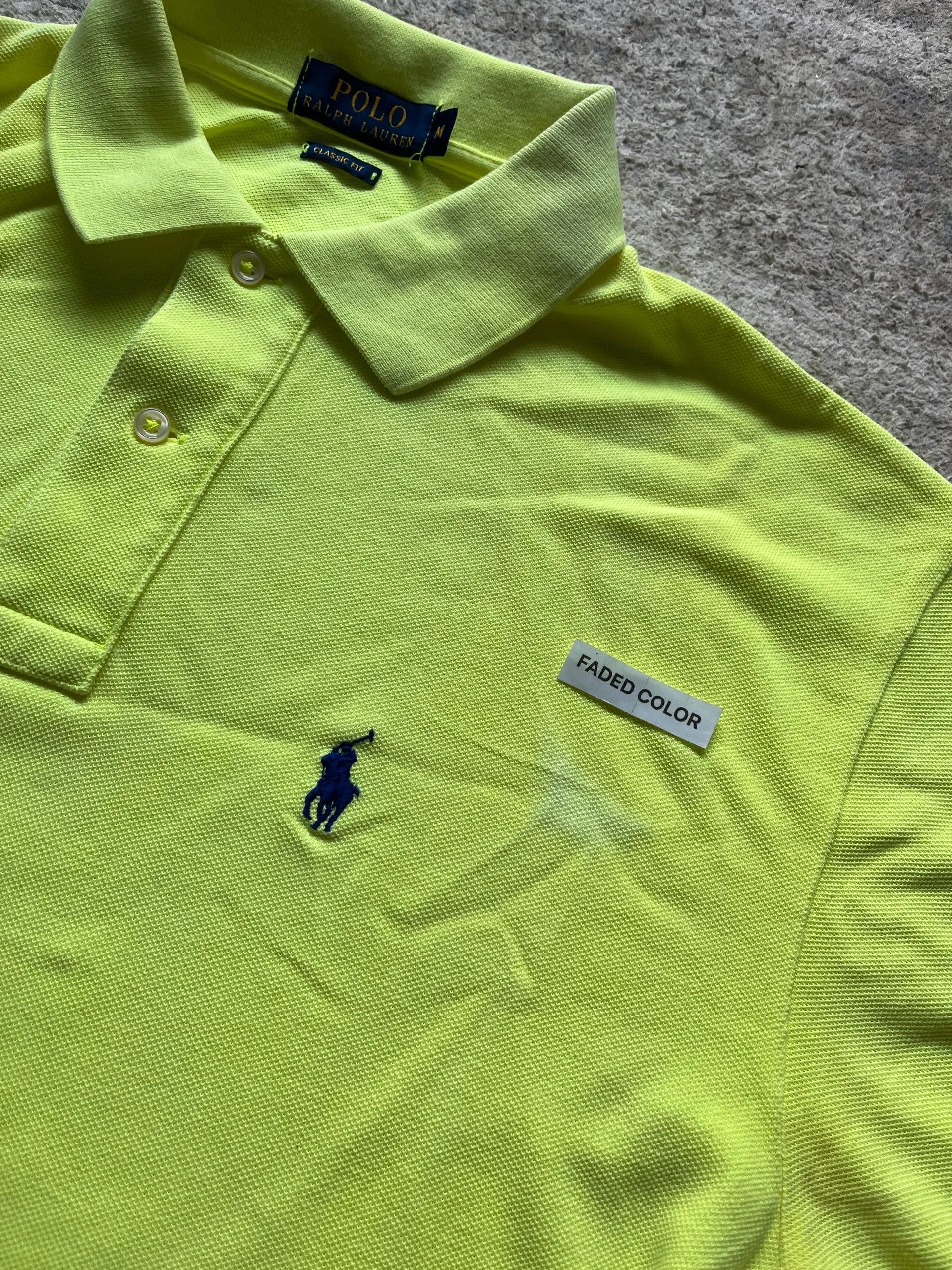 Polo Ralph Lauren Polo Ralph Lauren Small Pony Polo Shirt Acid Size M Size US M / EU 48-50 / 2 - 15 Thumbnail