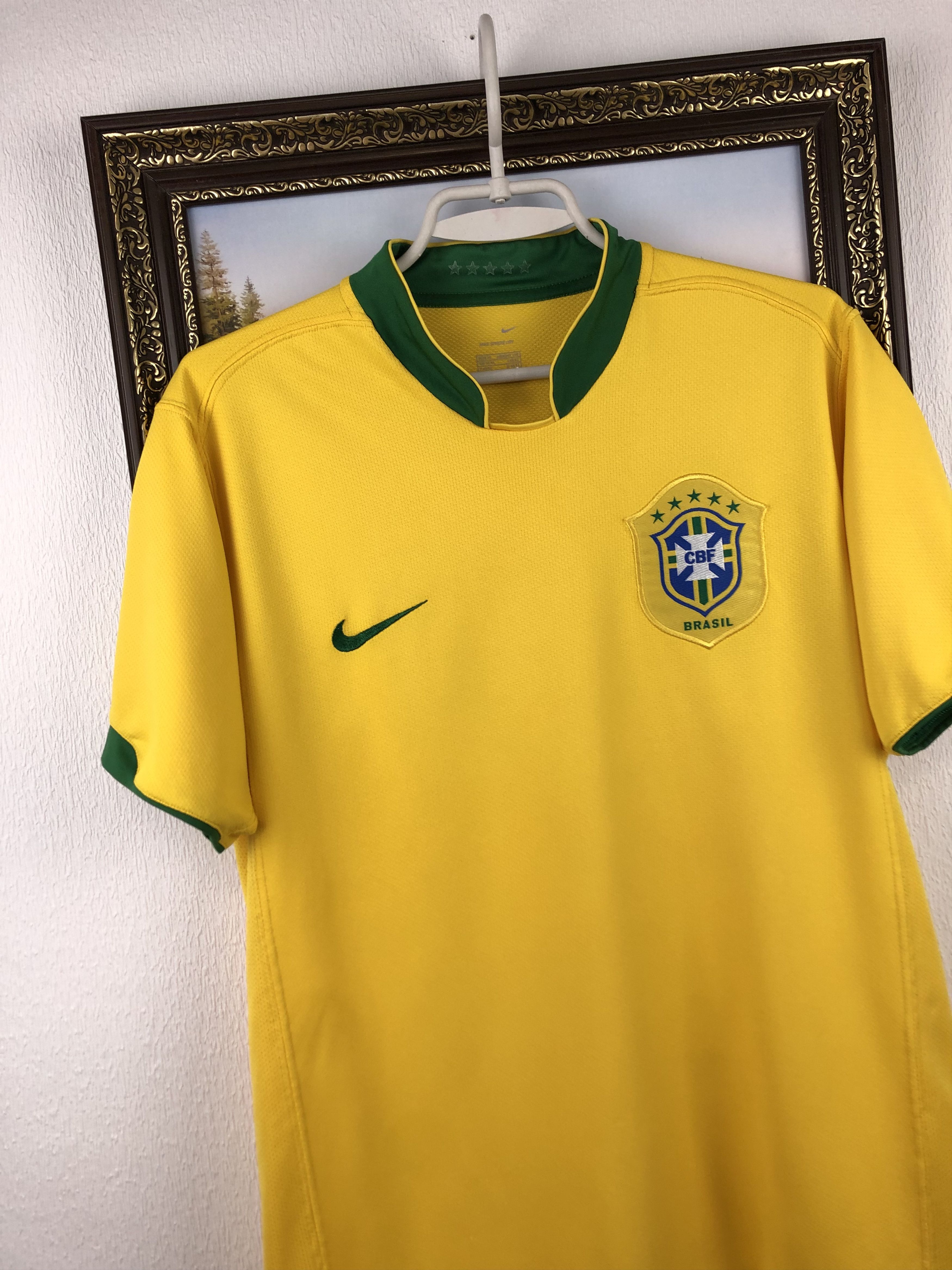 Nike × Vintage Brazil Home football shirt 2006 Soccer Nike Jersey Rare Size US M / EU 48-50 / 2 - 3 Thumbnail