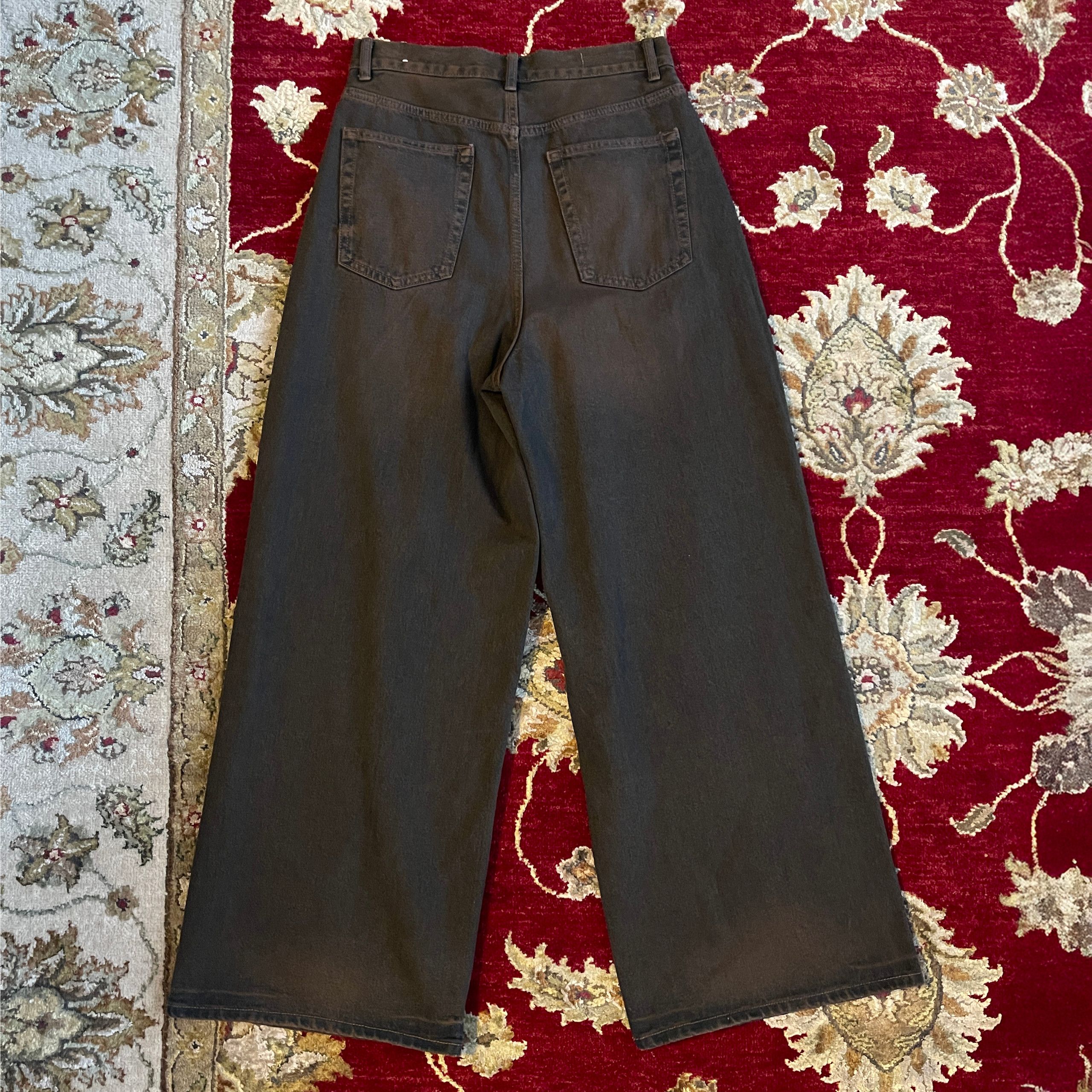 Other × Zara ZARA - Brown Wide Fit Baggy Jeans Size US 29 - 2 Thumbnail