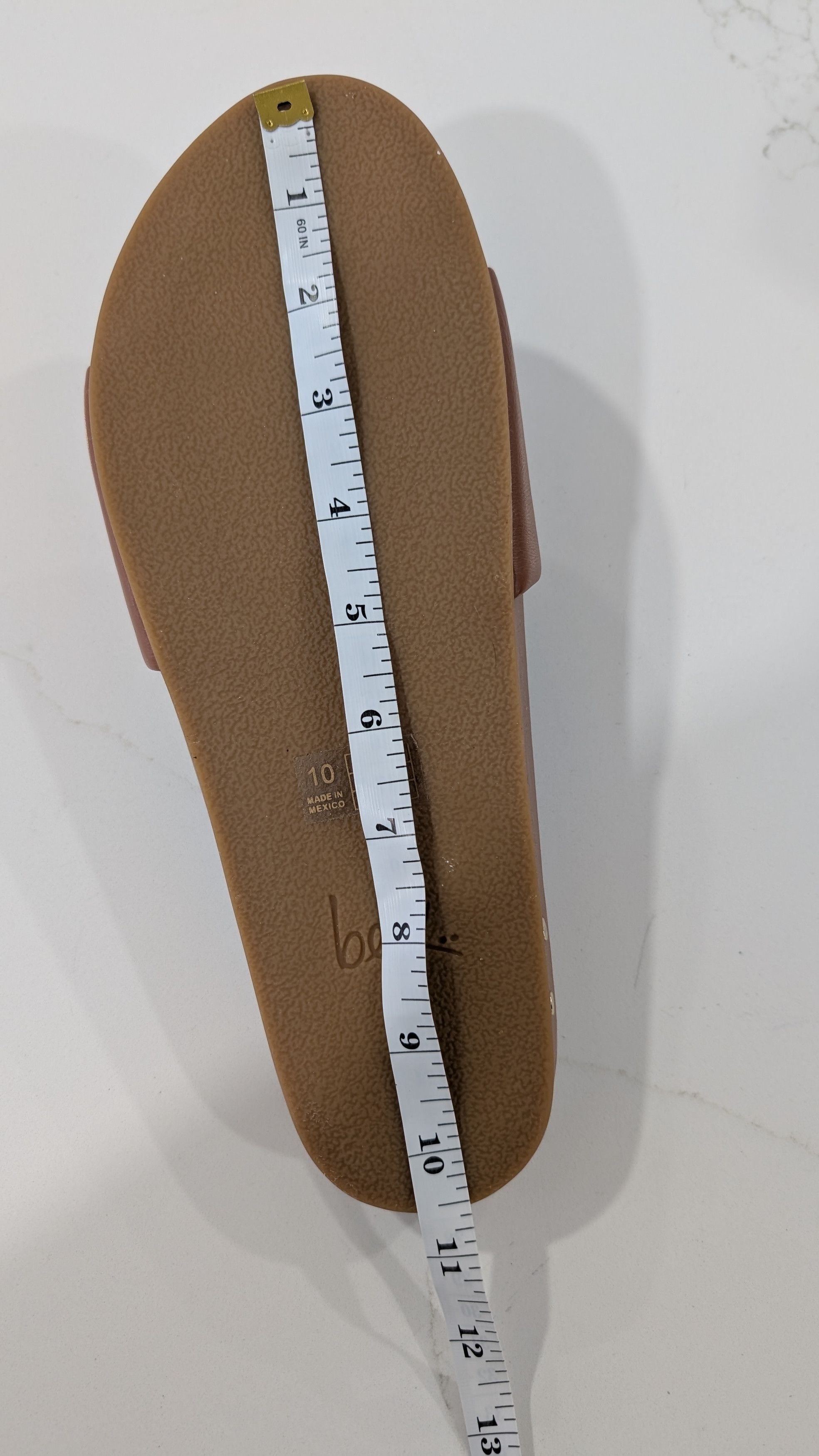beek Beek Pelican Leather Slide Platform Sandal Tan Size 10 Size US 10 / IT 40 - 11 Thumbnail