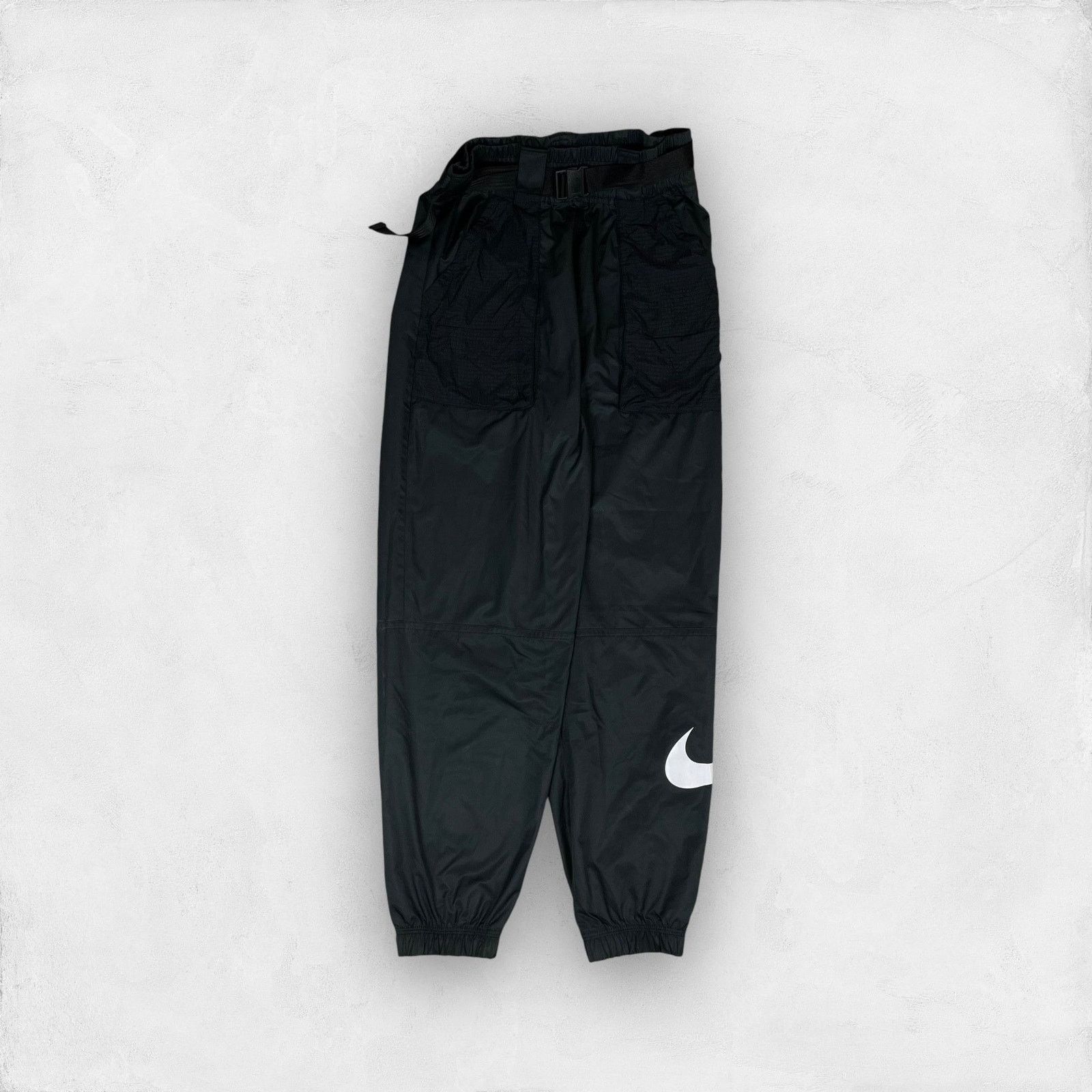 Nike Nike Sportswear Women's Black Swoosh High Rise Track Pant S Size 30" / US 8 / IT 44 - 1 Thumbnail