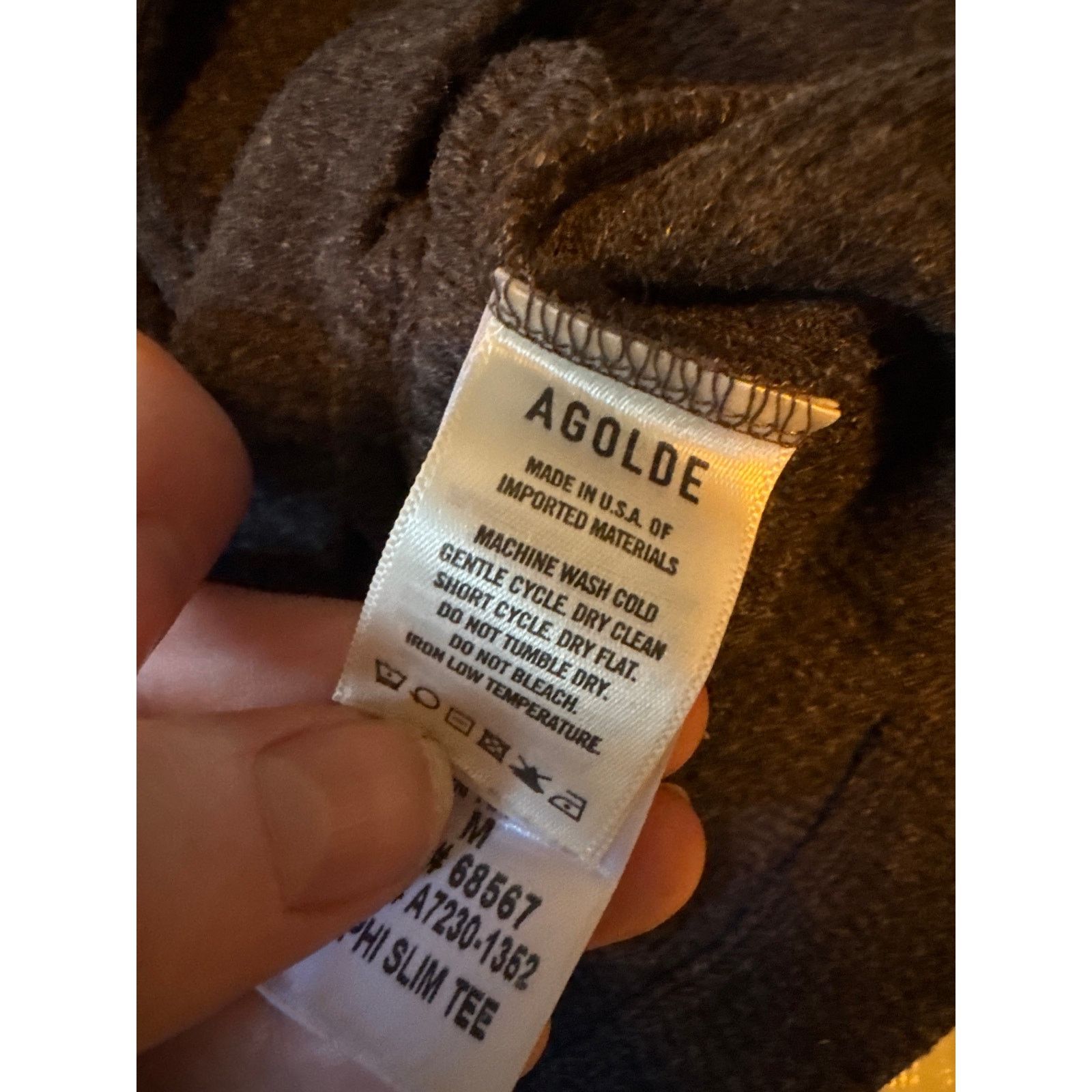 Agolde AGOLDE Delphi Slim Tee Ribbed Crewneck Size Medium KATNISS Size M / US 6-8 / IT 42-44 - 8 Thumbnail