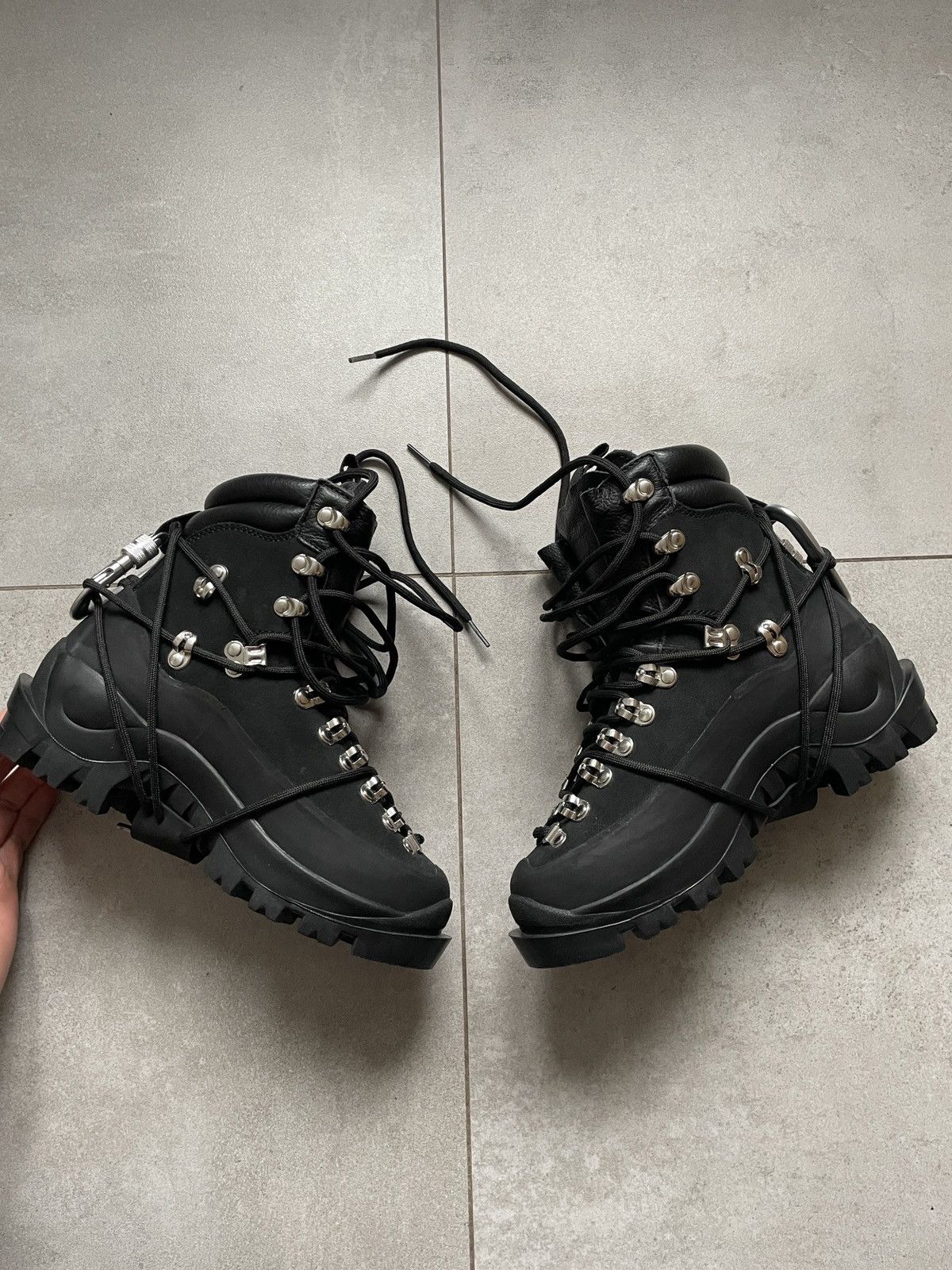 Diemme × Heliot Emil DIEMME X HELIOT EMIL BLACK HIKING BOOTS Size US 6 / IT 36 - 8 Thumbnail