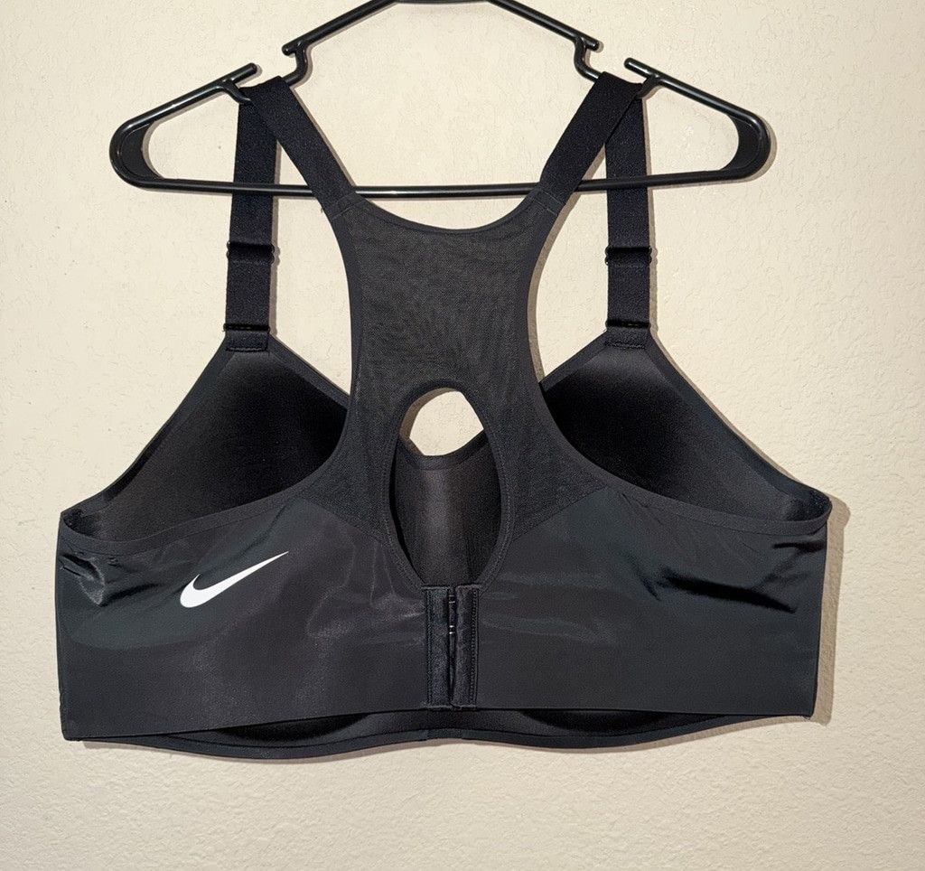 Nike NIKE RIVAL PLUS SIZE SPORT BRA BLACK HIGH SUPPORT SIZE 44E Size ONE SIZE - 5 Thumbnail