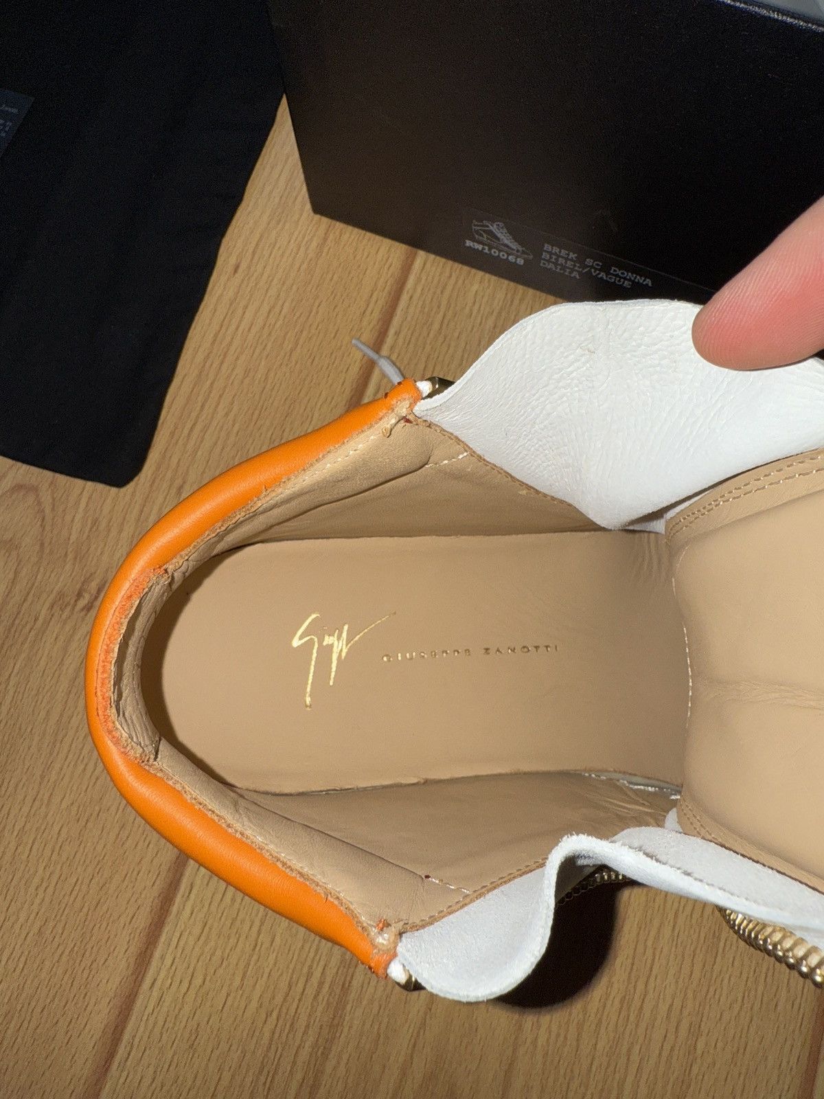 Giuseppe Zanotti Giuseppe Zanotti Brek High Orange Gold Zip BNIB 37 Size US 7 / IT 37 - 9 Thumbnail