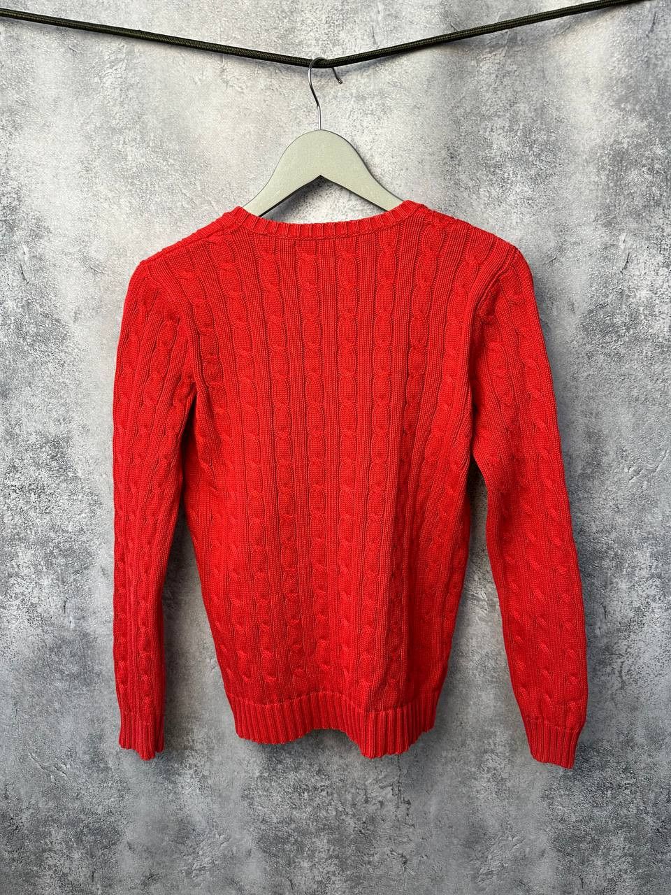 Ralph Lauren Ralph Lauren Sport Vintage Cable Knit V-Neck Sweater Size M / US 6-8 / IT 42-44 - 3 Thumbnail